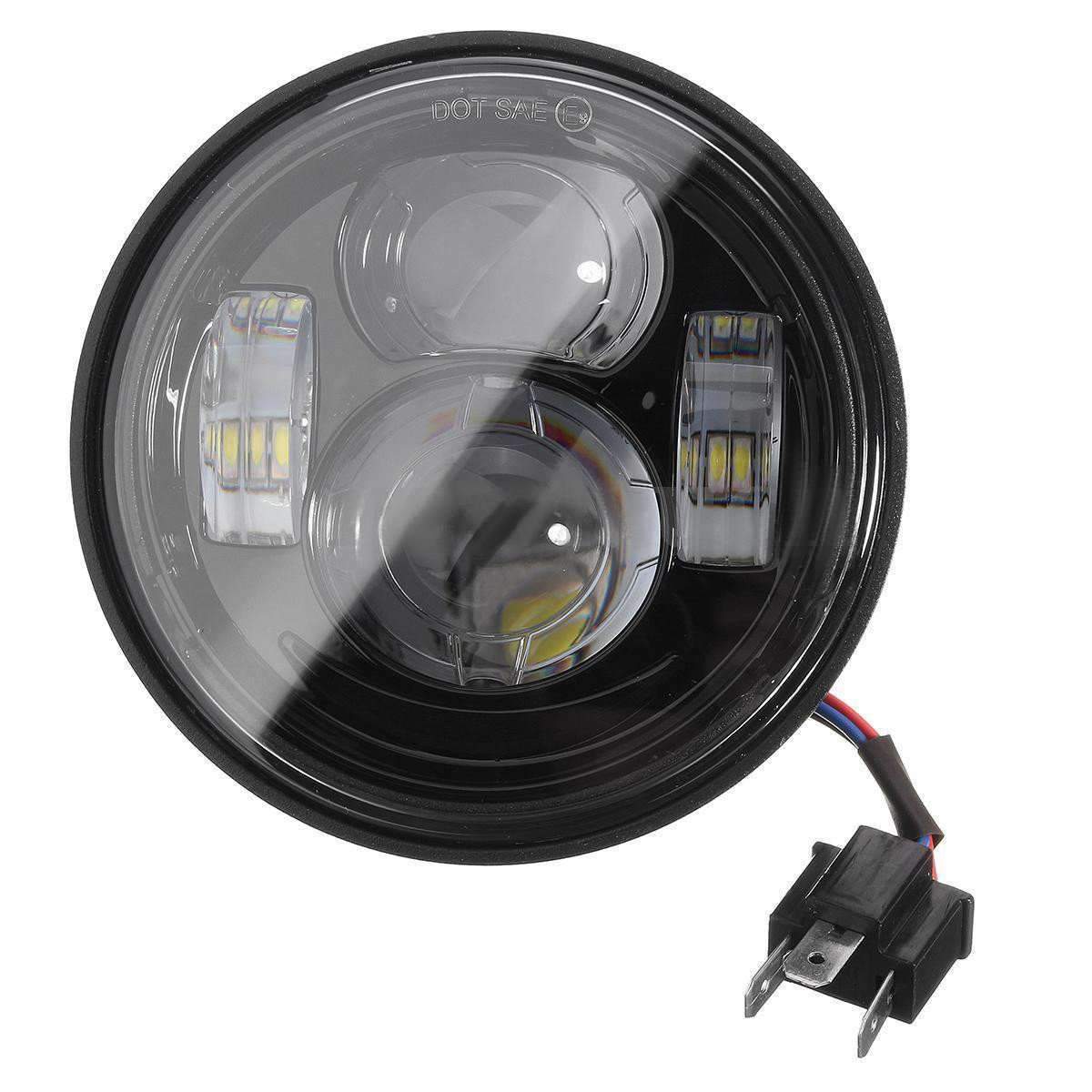 Eagle Lights Dual LED Headlight Kit for 2008-2017 Harley Davidson Fat Bob Models - High Performance Motorcycle Lighting for Night Riding & Enhanced Visibility