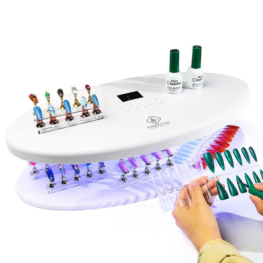 Professional UV LED Nail Lamp 256W - Fast Curing Gel Polish Dryer for Salon & Home | Manicure, Pedicure & Nail Art Application