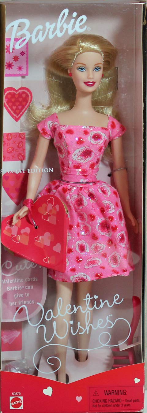 Barbie Valentine Wishes Doll 2001 - Collectible Valentine's Day Gift for Kids & Collectors | Perfect for Holiday Gifting, Birthday Presents & Doll Displays