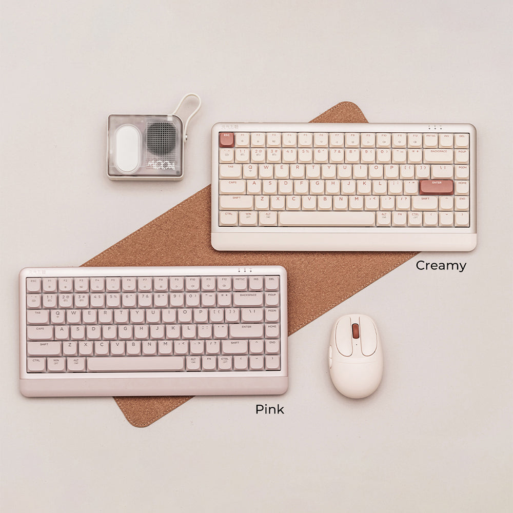 DAREU NEO84 Low Profile Mechanical Keyboard - 84 Keys Compact Design, RGB Backlit, Hot-Swappable Switches for Gaming & Office Work (Perfect for Esports, Programming & Typing)