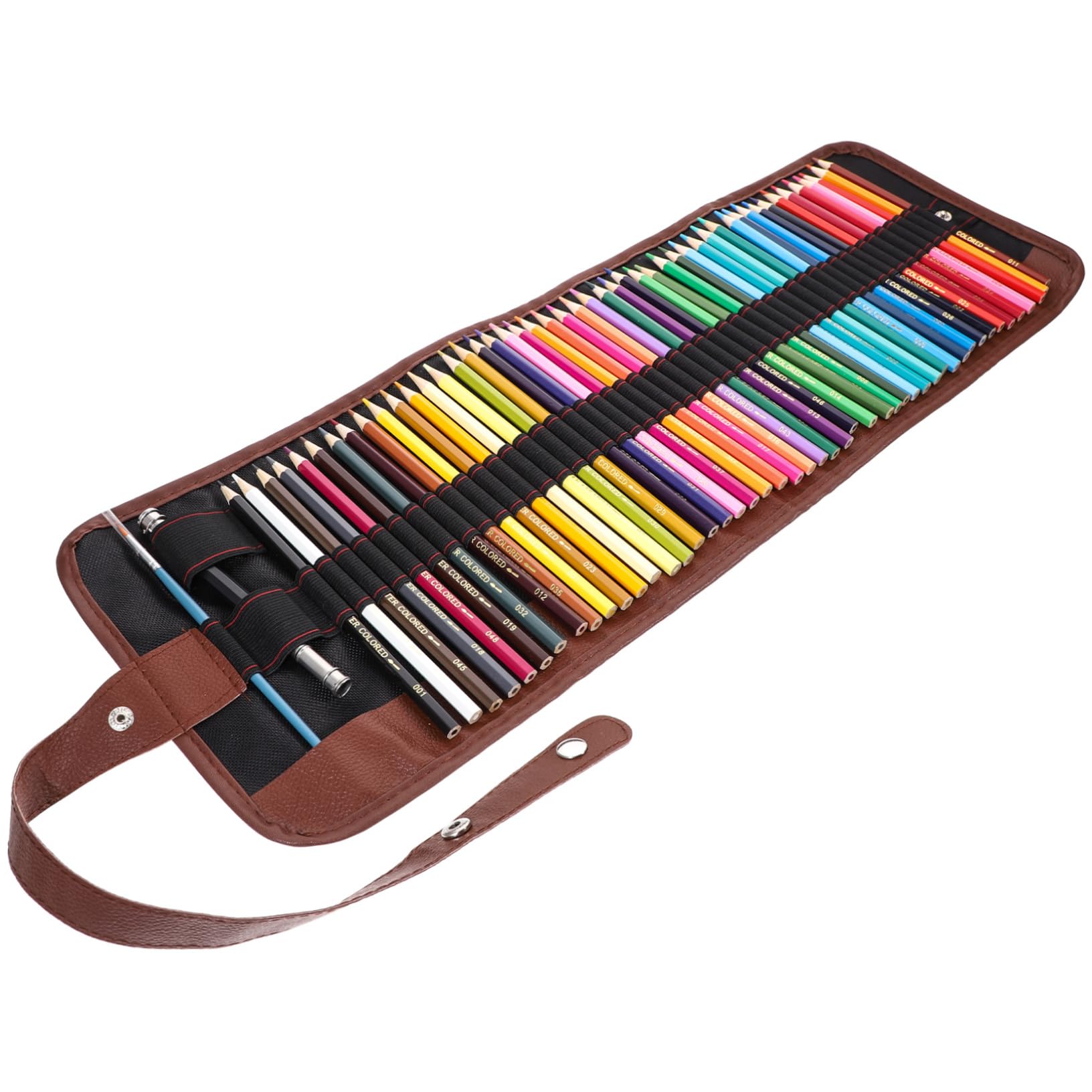 COHEALI Professional Drawing Pencils Set - 2 Pack of Watercolor & Art Coloring Pencils with Nylon Case for Artists, Sketching & Painting | Perfect for Beginners, Students & Professional Artists