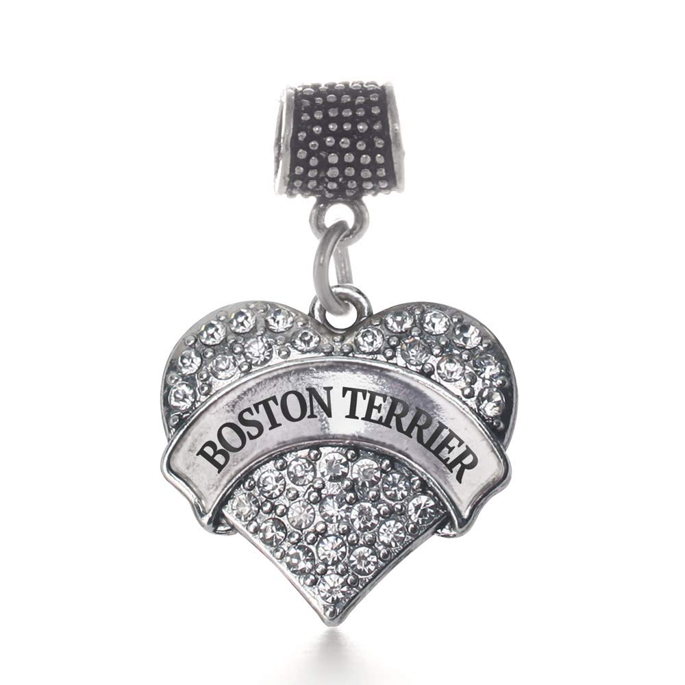 Sparkling Cubic Zirconia Silver Heart Charm Bracelet Pendant - Elegant Sterling Silver Jewelry Gift for Women, Perfect for Valentine's Day, Anniversary & Romantic Occasions