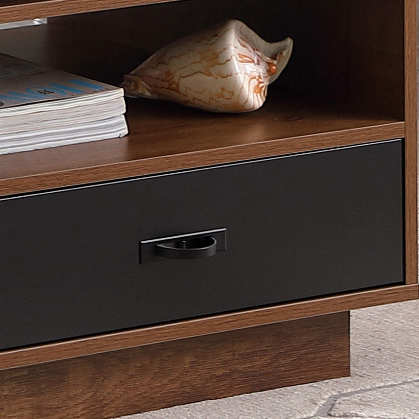 Tauris Hollywood Dark Oak Coffee Table - Modern Living Room Furniture for Home Decor & Entertainment
