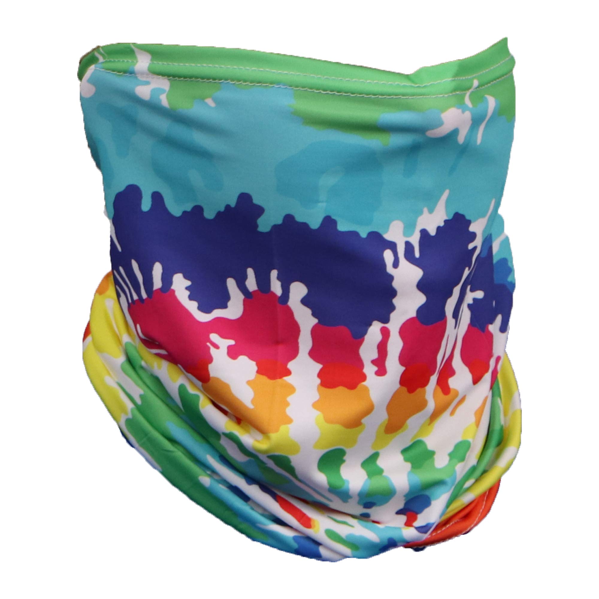 Washable Stretch Neck Gaiter Face Mask Bandana - Breathable, Reusable, Multi-Purpose for Outdoor, Cycling, Hiking, and Daily Protection