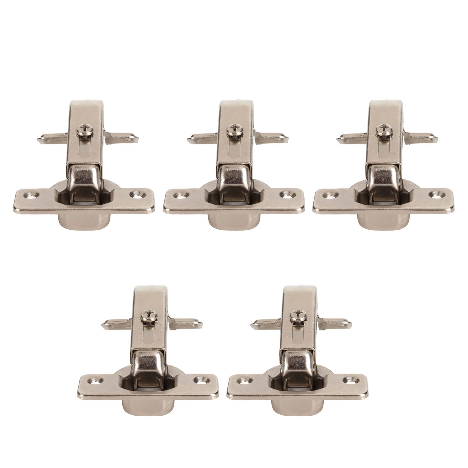 Adjustable Hydraulic Buffer Hinge for Kitchen Cabinets & TV Stands - Soft Close Cabinet Door Hinge with Easy Installation - Perfect for Home Kitchen, Bathroom & Office Furniture