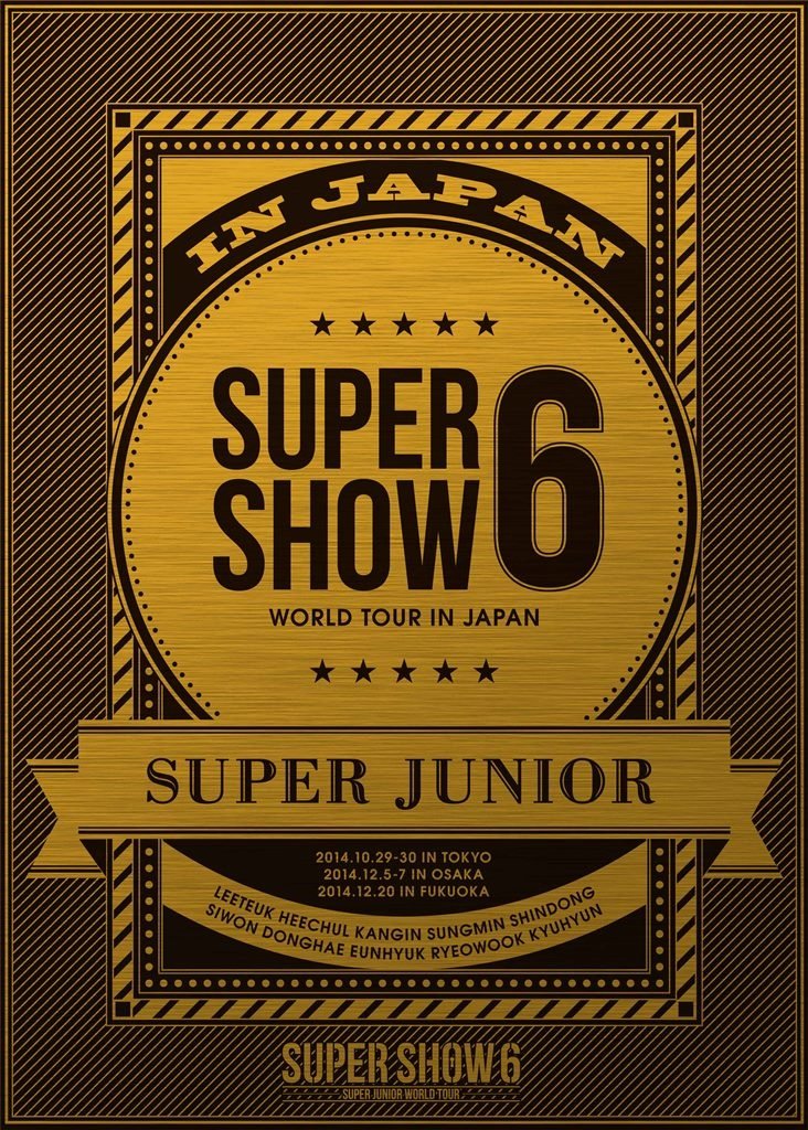 Super Junior World Tour Super Show 6 in Japan - 3DVD Set [Limited Edition] | K-Pop Concert DVD Collection | Perfect for K-Pop Fans and Concert Enthusiasts