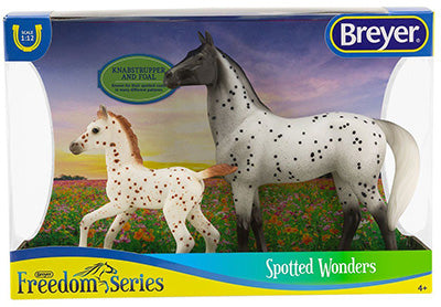 Breyer Spotted Wonder Knabstrupper Horse Toy Set - Collectible Model Horses for Kids & Adults - Perfect for Display, Gifts, and Play Scenes