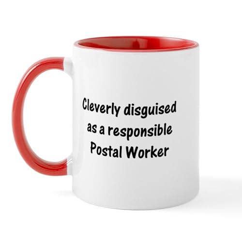 White/Red Inside - Postal Worker Mug