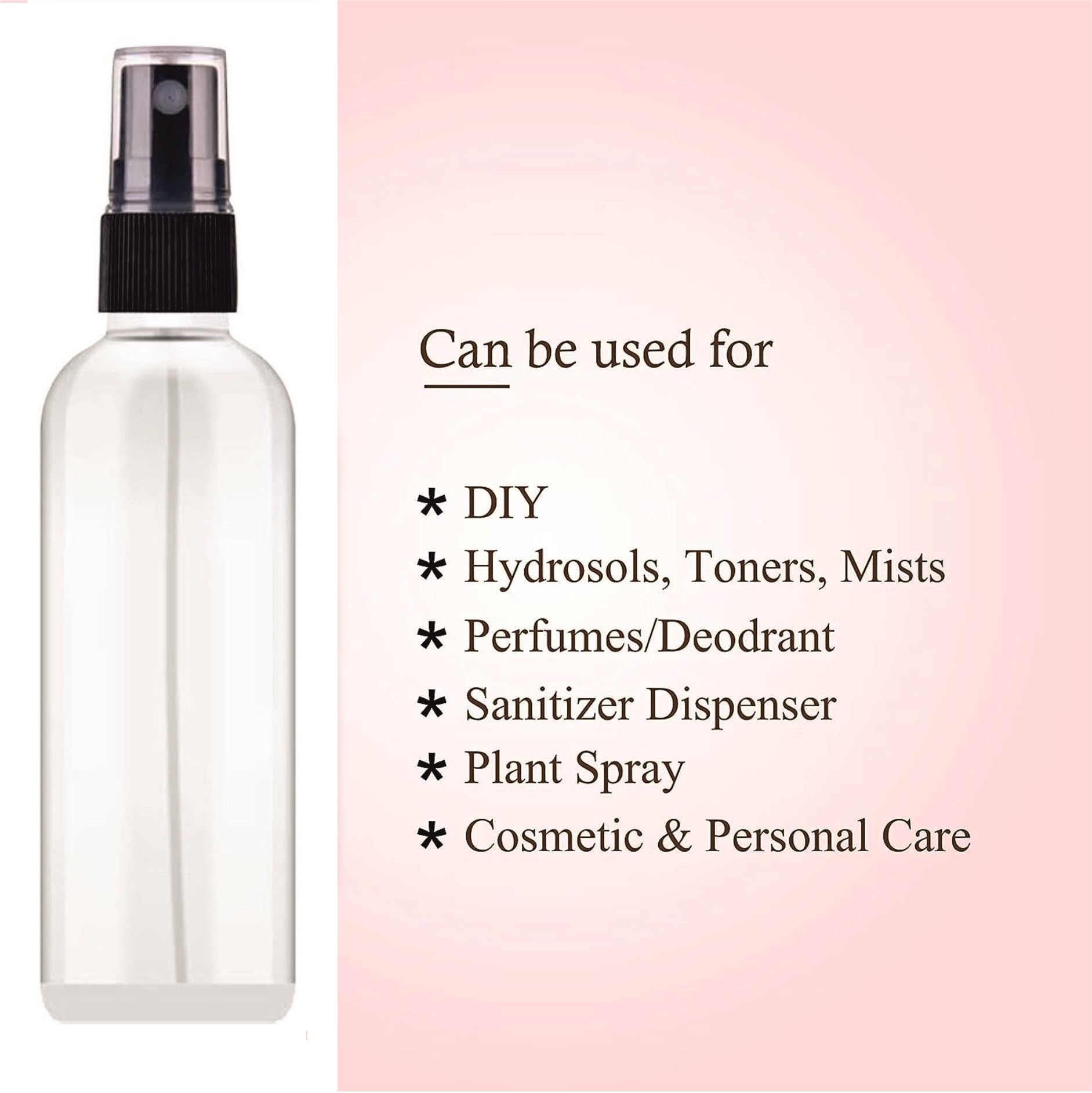 **4-Pack 100ml Transparent Hair Root Applicator Bottles with Comb & Sprayer - Perfect for Rosemary Oil, Perfume, Rosewater - Travel-Friendly Hair Care & Beauty Essentials**    *(Use for scalp treatments, DIY hair serums, aromatherapy, and on-the-go beauty routines!)*