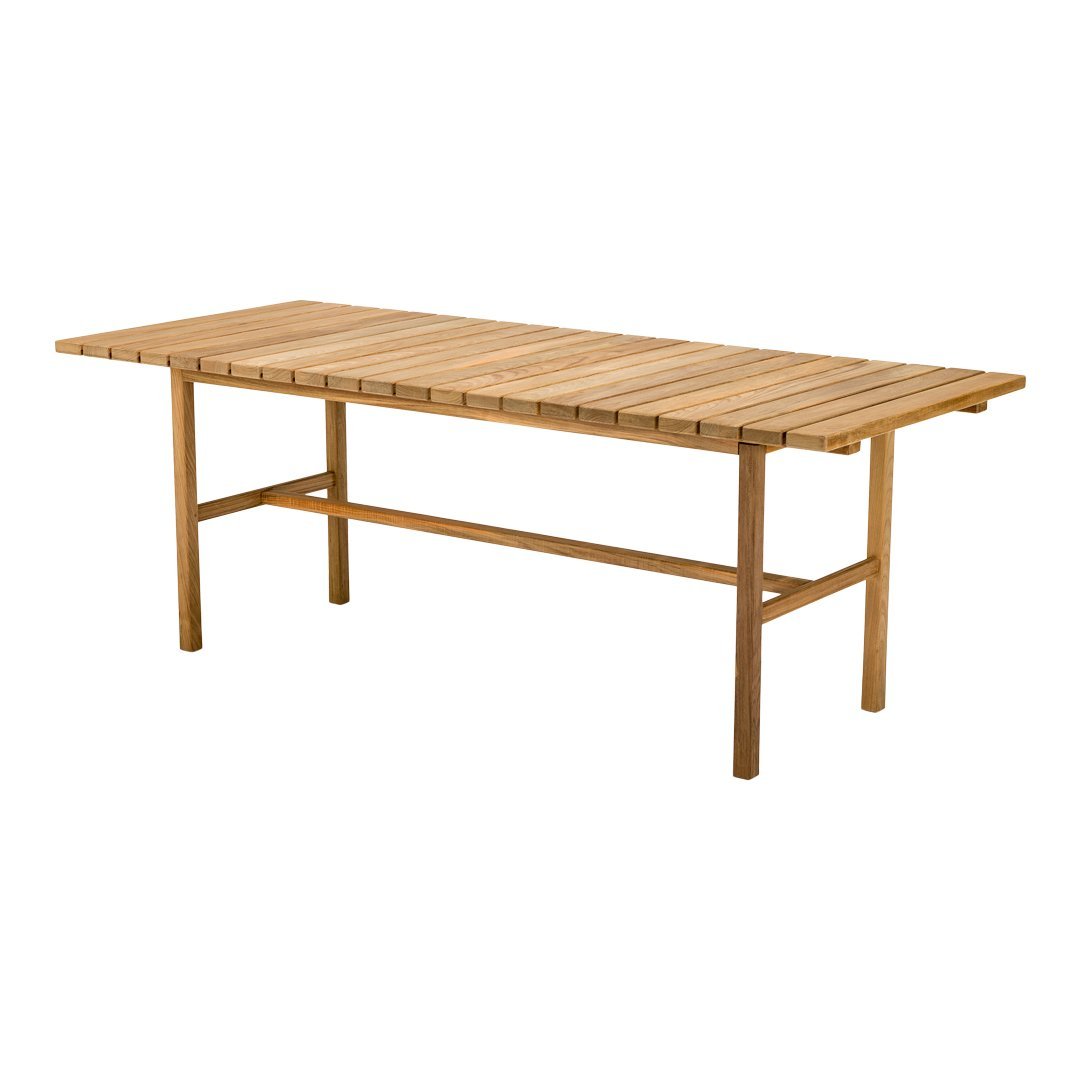 Modern Djuro Dining Table - Solid Wood Kitchen Table for 6 - Farmhouse Style Dining Room Furniture for Home & Restaurant Use