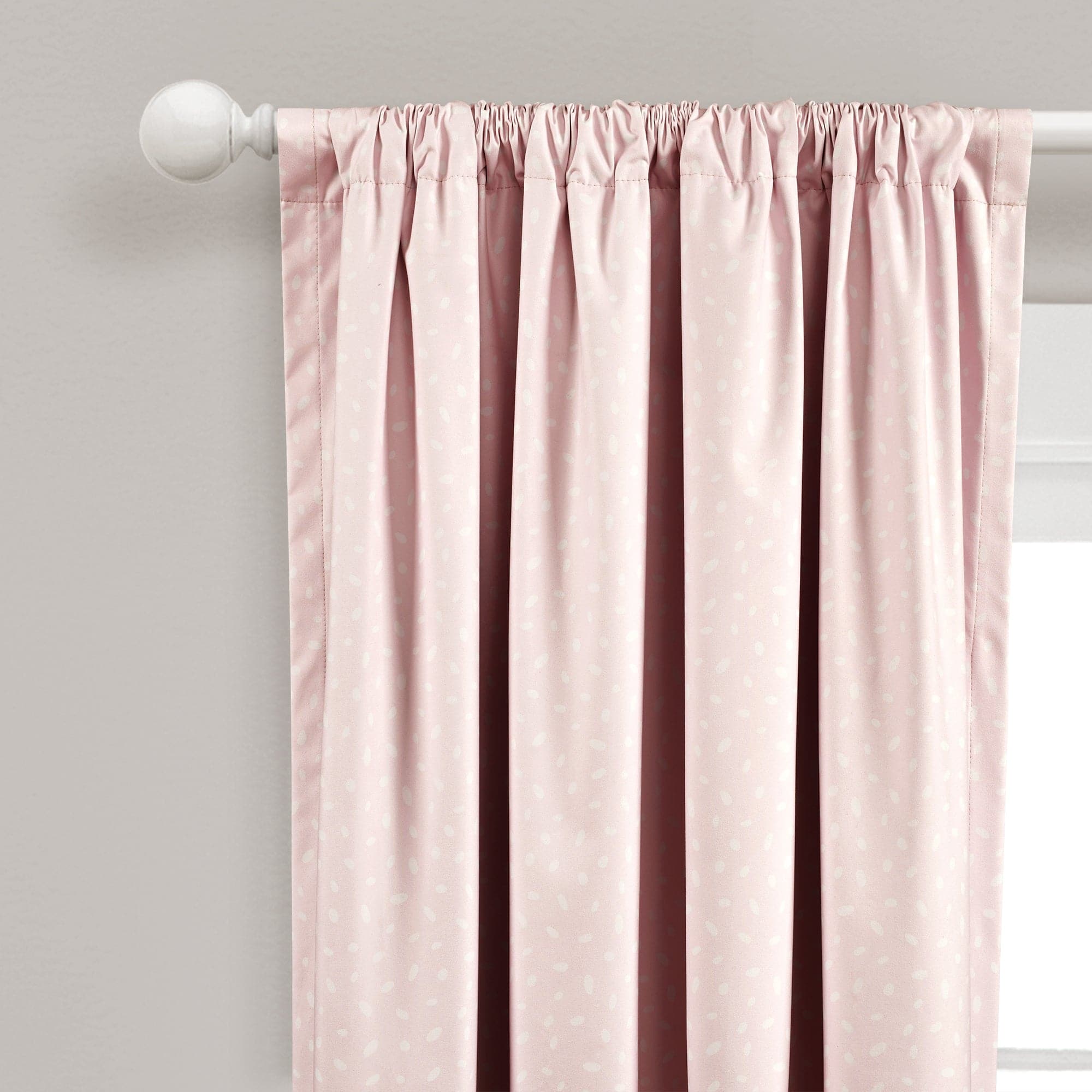 Blackout Window Curtains for Bedroom - Pixie Fox Geo Pattern Thermal Insulated Drapes for Living Room, Nursery & Home Decor