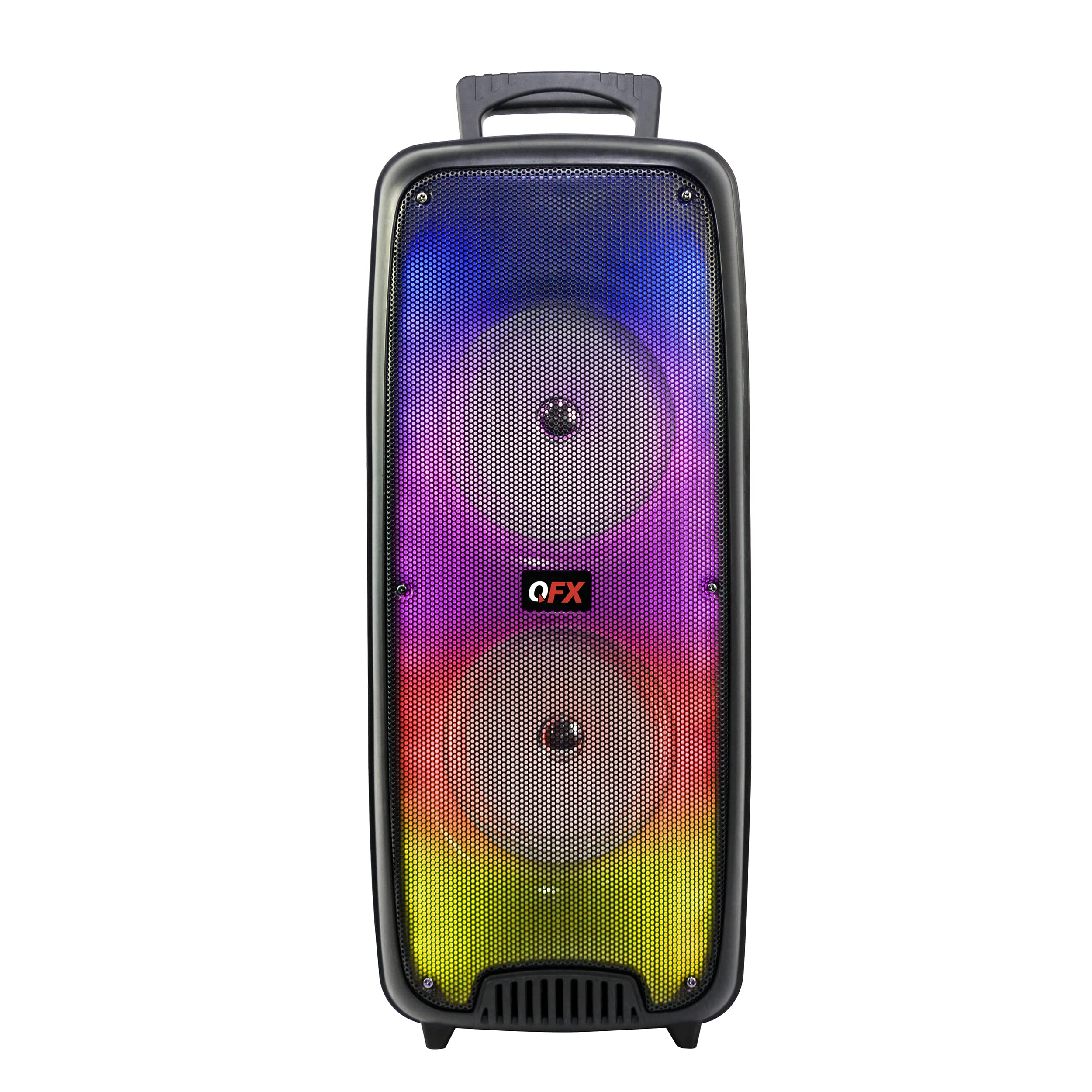 QFX LMS-66 TWS Bluetooth Rechargeable Portable Speaker with Dual 6.5