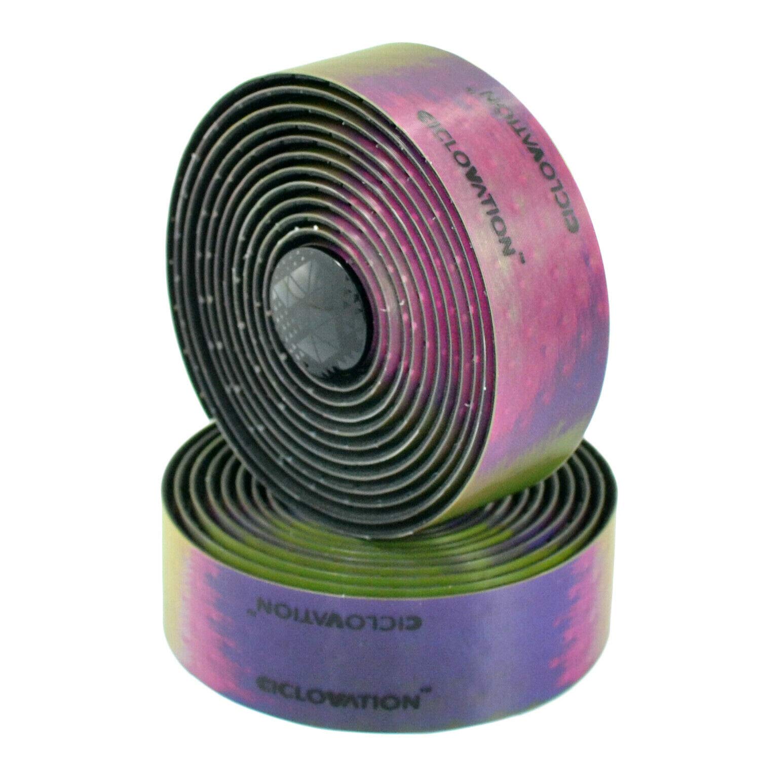 Premium Halo Touch Bar Tape - Non-Slip Rainbow Cycling Handlebar Grip for Road Bikes | Comfortable & Durable Bicycle Handle Wrap | Ideal for Long-Distance Riding, Commuting & Performance Cycling