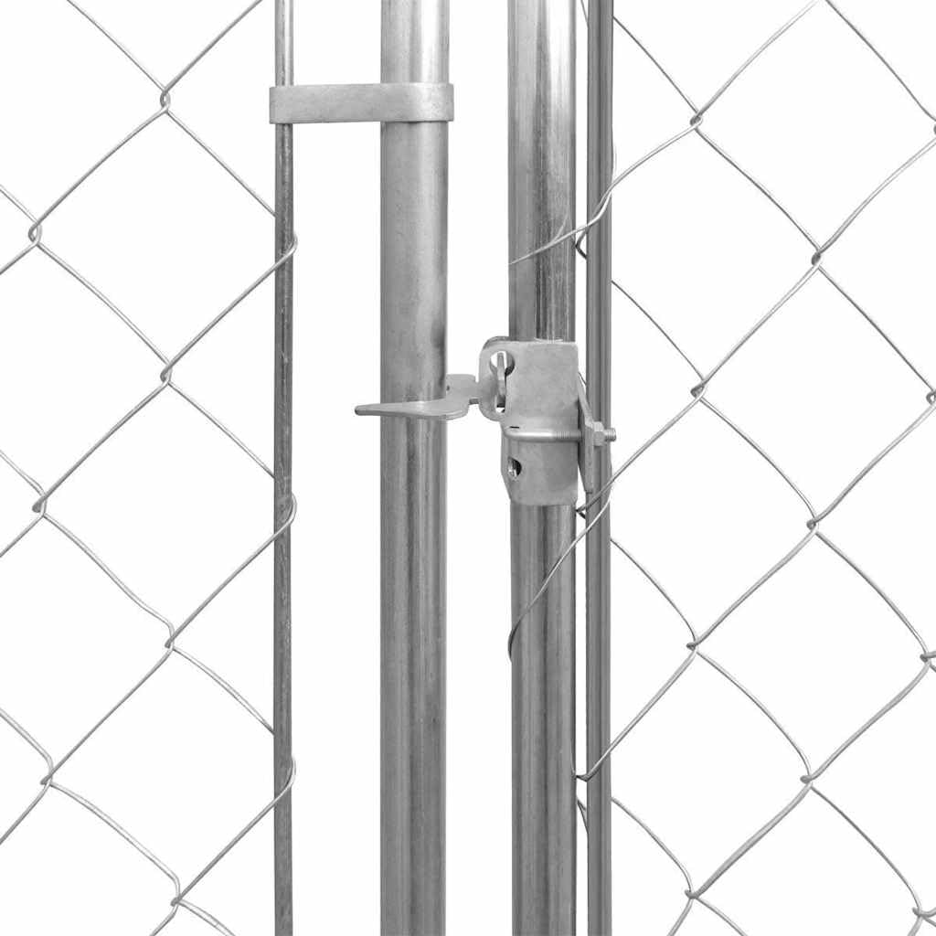 Large Outdoor Dog Kennel 150x150x72in - Durable Pet Shelter for Backyard