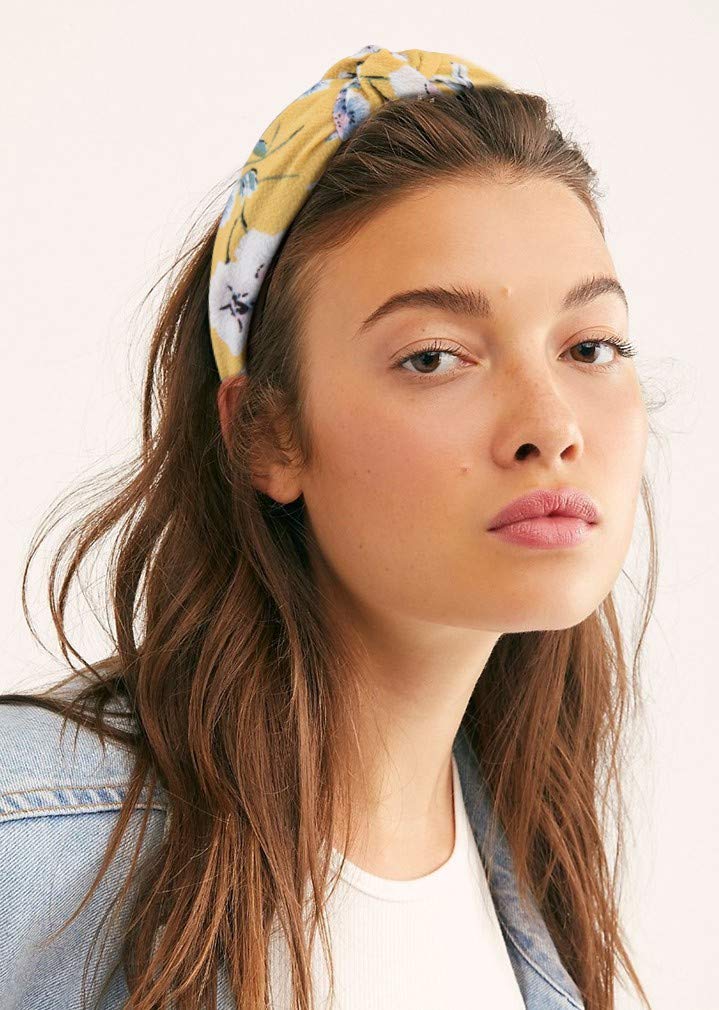 VELSCRUN 12 Pack Women's Knotted Headbands - Wide Boho Turban Hair Bands, Stretchable Elastic Hair Accessories for Women | Perfect for Yoga, Workouts, Fashion and Everyday Wear