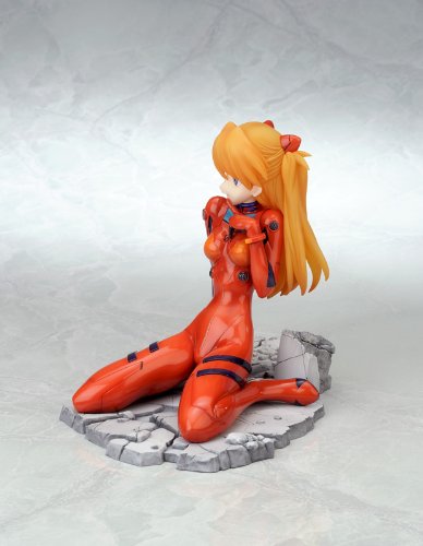Kotobukiya Evangelion Asuka Langley Plug Suit 1/7 Scale PVC Figure - Anime Collectible for Display & Home Decoration