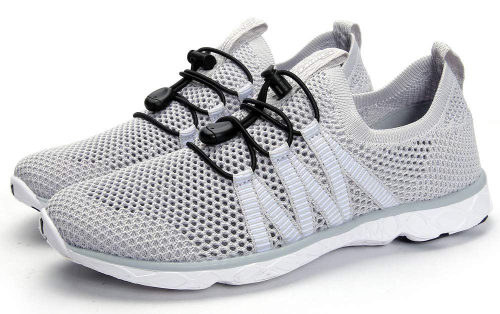 SUOKENI Women's Quick-Dry Slip-On Water Shoes | Lightweight Aqua Shoes for Beach, Pool, Swimming & Water Sports | Perfect for Surfing, Kayaking, Yoga & Outdoor Activities