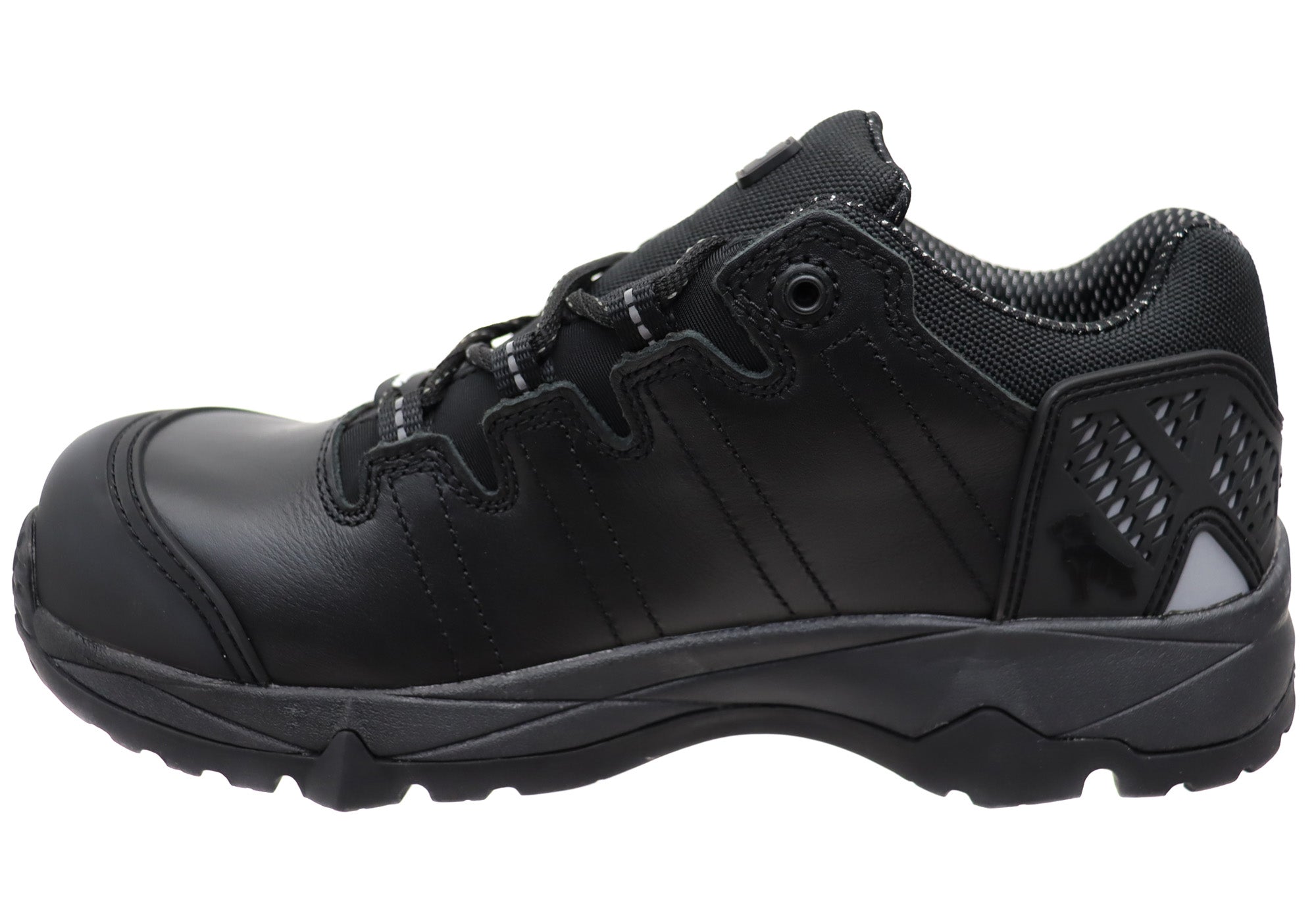 Mack Men's Power Composite Toe Cap Lace Up Safety Work Shoes - Lightweight & Comfortable for Construction, Warehouse & Industrial Work