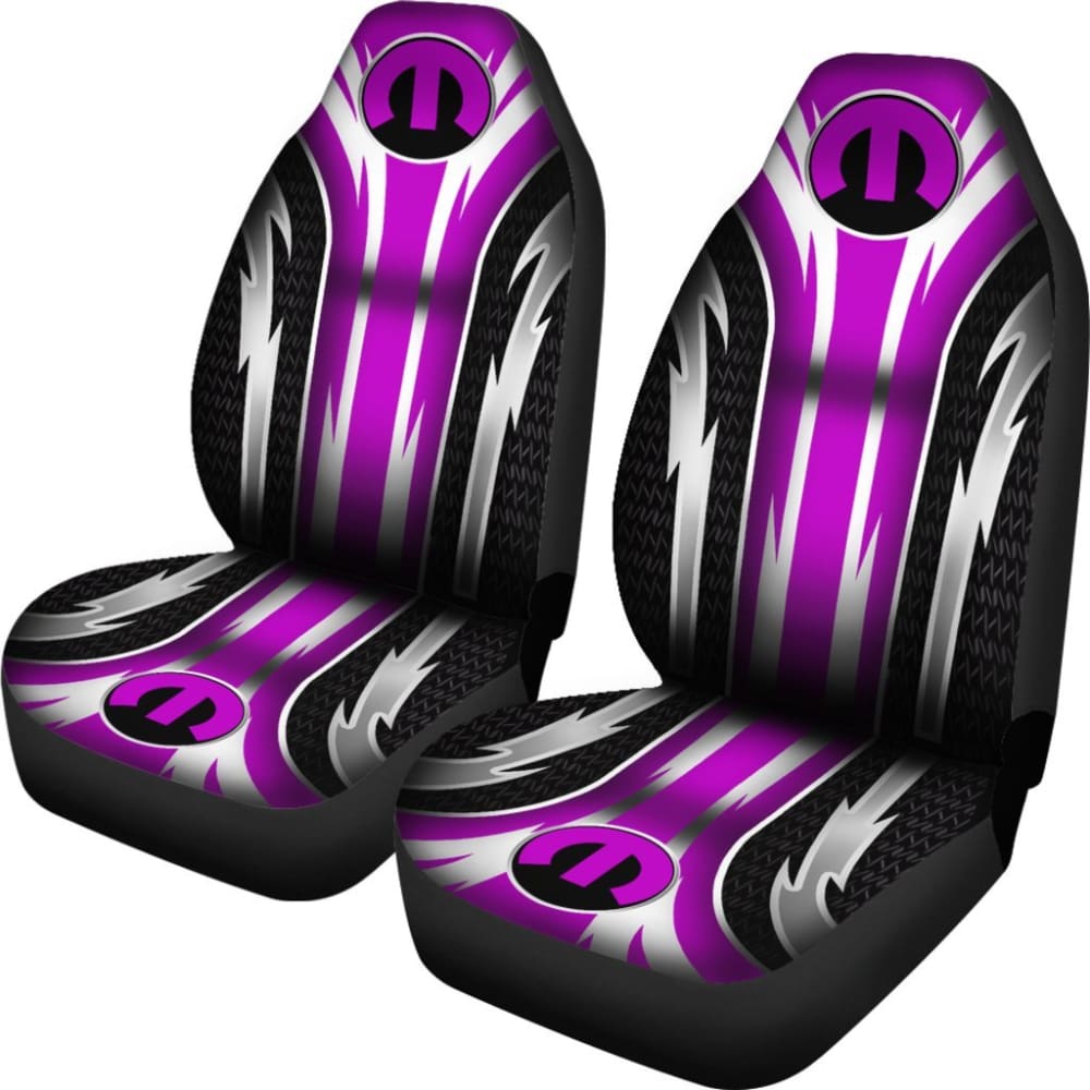 2-Piece Front Mopar Seat Covers in Pink (Part #144627) - Perfect for Dodge, Chrysler, Jeep Vehicle Protection & Customization