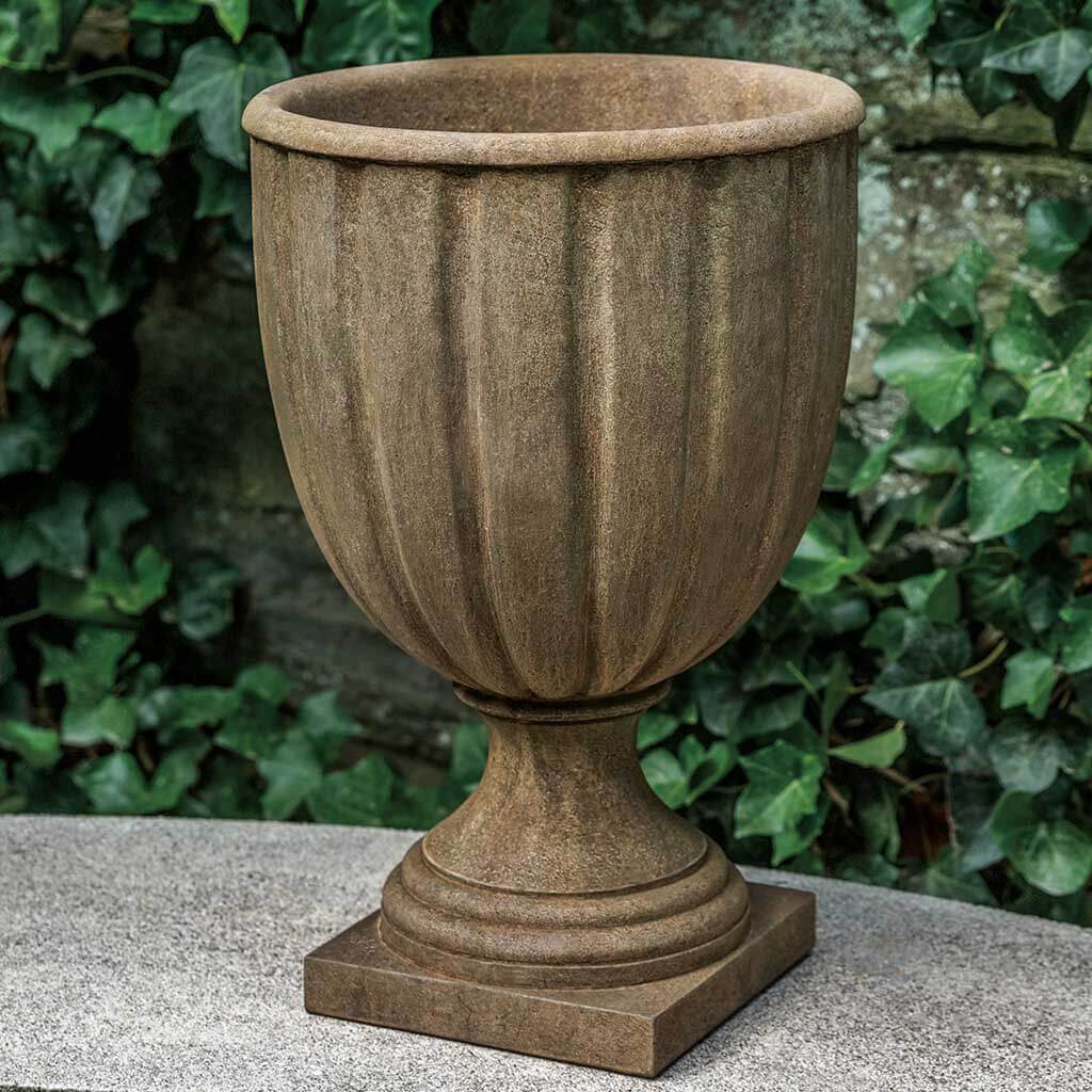 Campania International Kentfield Urn - Elegant Outdoor Garden Planter for Flowers & Plants | Perfect for Patio, Porch, and Landscape Decor