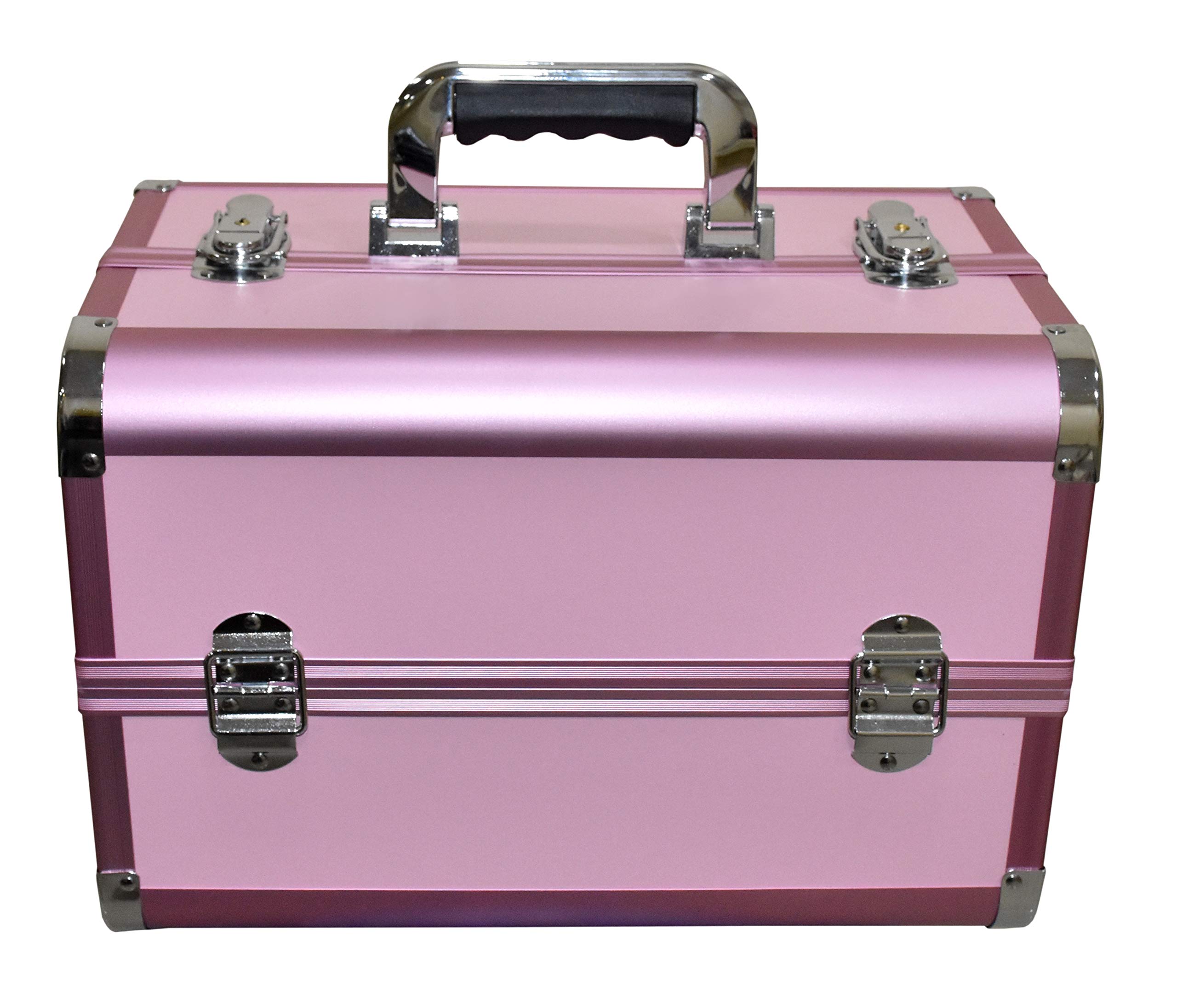 Pride Star Professional Vanity Box - Premium Makeup Organizer with Mirror for Home & Travel | Perfect for Cosmetics, Jewelry & Beauty Essentials Storage