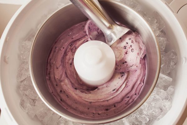 Bosch Automatic Ice Cream Maker Machine - 1.5 Quart Frozen Yogurt & Gelato Maker with Easy Operation - Perfect for Home, Parties & Dessert Lovers