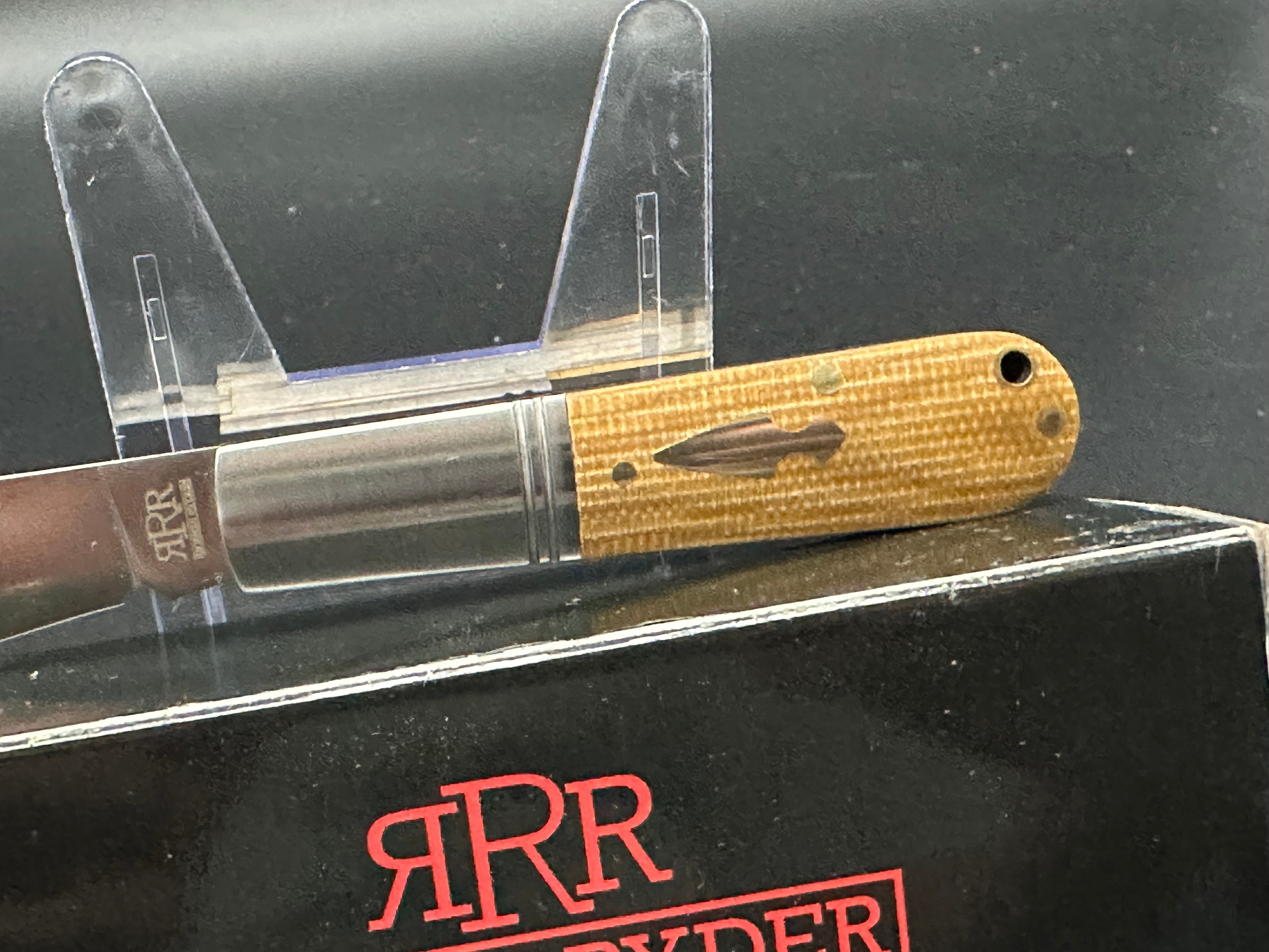 Rough Ryder Reserve RRR017 Barlow Knife with D2 Steel Blade - High-Quality Pocket Knife for Camping, Hiking & Everyday Carry (EDC)