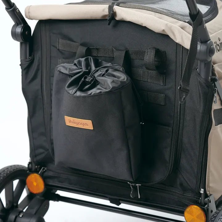 Minika 3-in-1 Foldable Pet Stroller, Dog Bicycle Trailer & Indoor/Outdoor Kennel for Small to Medium Dogs - Lightweight & Portable (Arizona Tan) | Perfect for Jogging, Cycling, Shopping & Travel