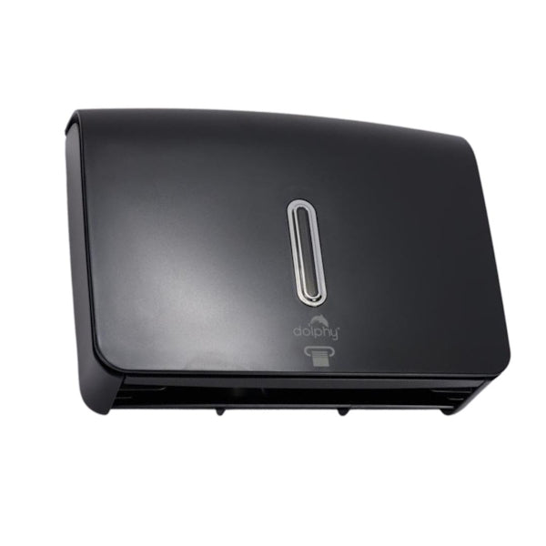 Ultra-Slim Paper Towel Dispenser - Black or White - Space-Saving for Kitchen, Bathroom & Office Use