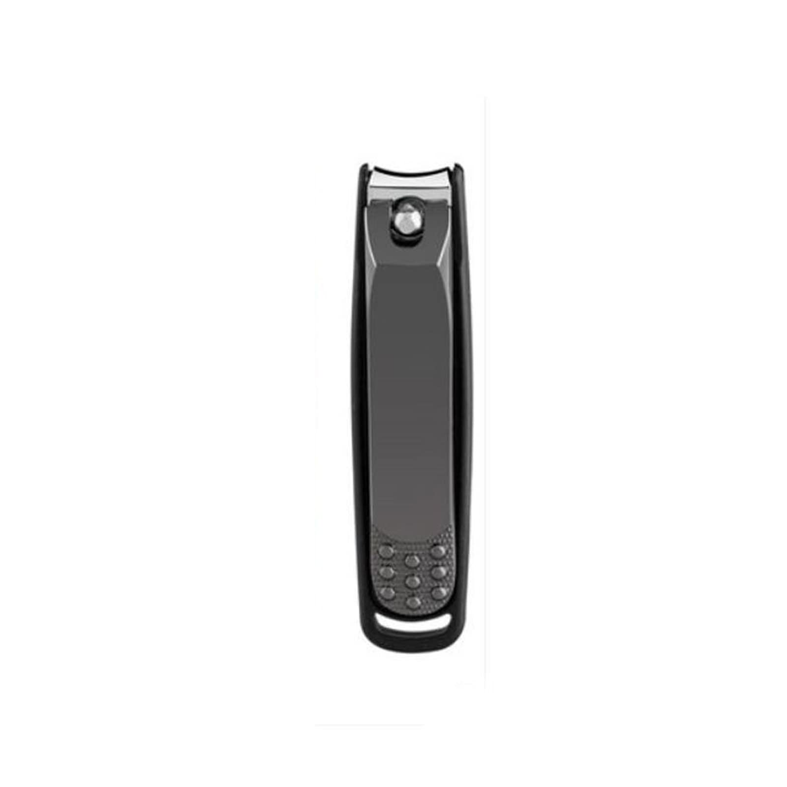 QYTECzjd Professional Toe Nail Clippers Set - 4 Color Options with Anti-Splash Design, Large Nail Trimmer & Pliers for Thick Toenails (Black) - Perfect for Home Pedicure, Elderly Care and Diabetic Foot Care
