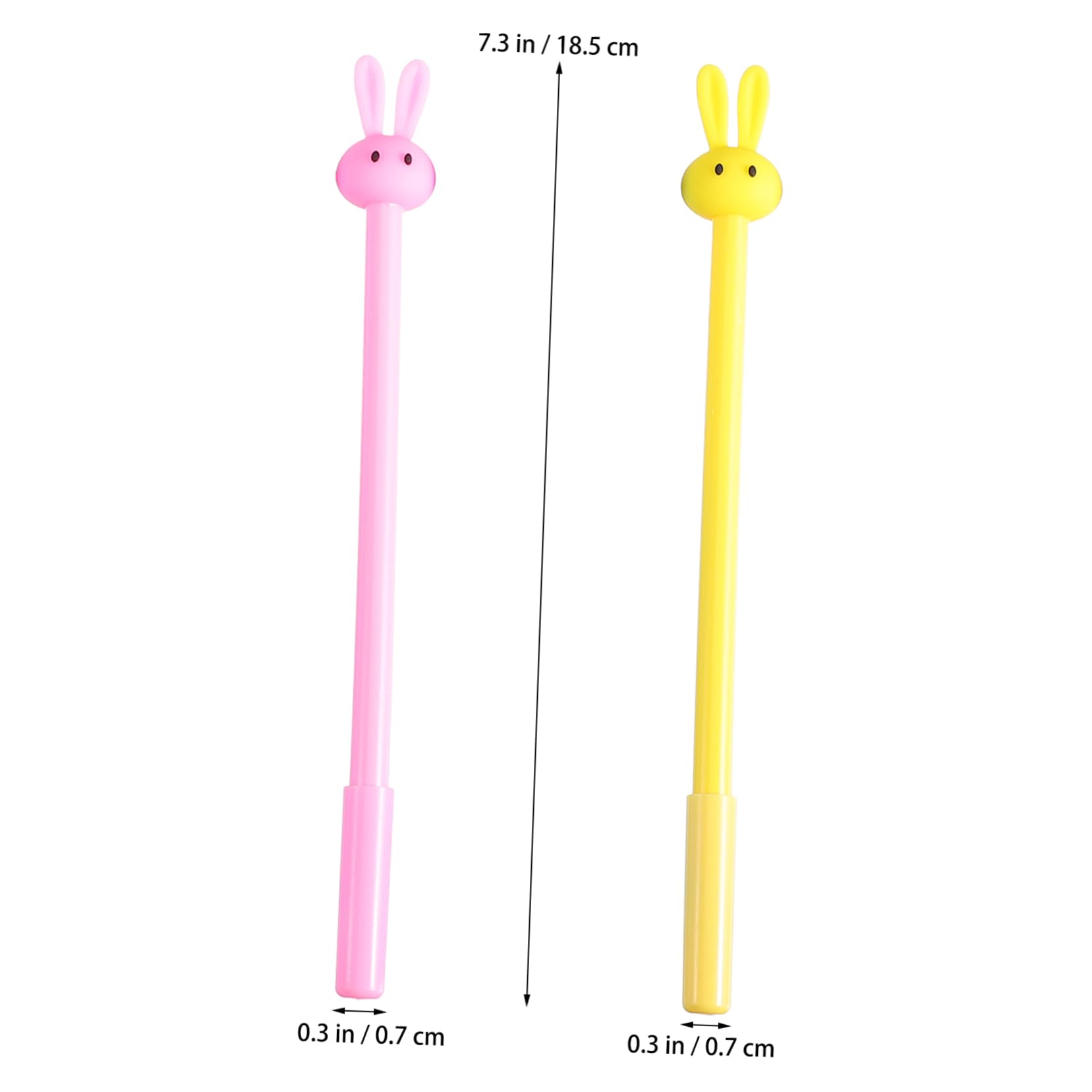 NUOBESTY 32-Pack Cartoon Rabbit Gel Pens - Smooth Writing Colored Pens for Students & Office Use - Vibrant Ink Stationery for School, Note Taking & Gift Giving