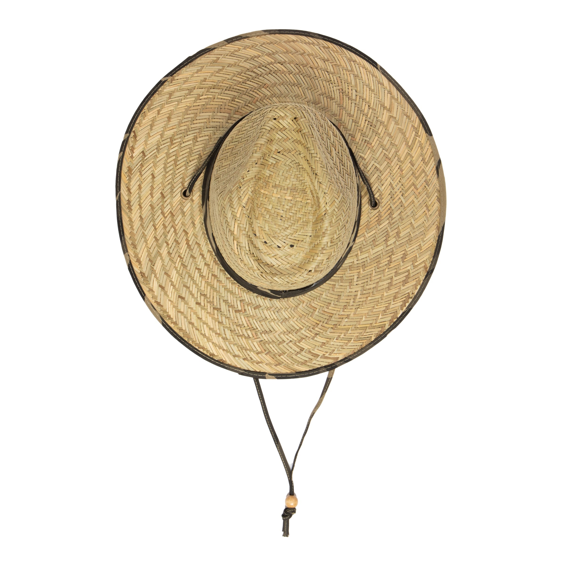 Men's Rush Straw Outback Hat - Lightweight & Breathable Summer Sun Hat for Outdoor Activities, Fishing, Hiking, and Beach Vacations