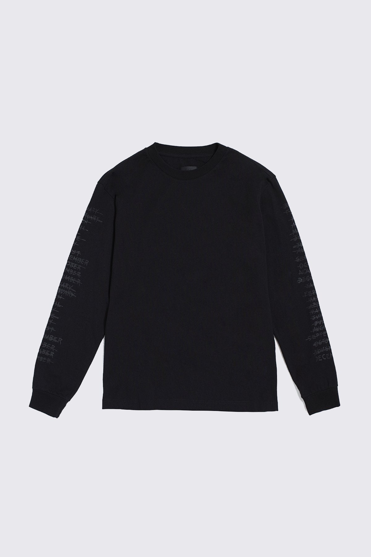 Premium Lawrence Long Sleeve T-Shirt for Men | Soft Cotton Crewneck Tee | Black Casual Shirt | Perfect for Everyday Wear & Layering