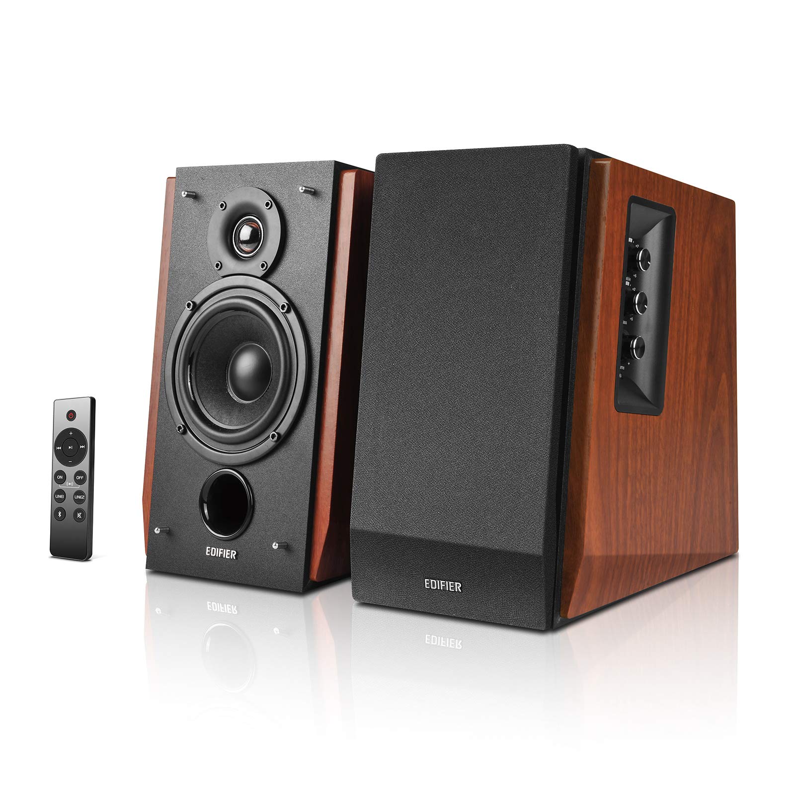 Edifier R1700BTs Active Bluetooth Bookshelf Speakers - 2.0 Wireless Studio Monitor Speakers with Subwoofer Line Out, 66W RMS Power - Perfect for Home Audio, Gaming & Music Listening