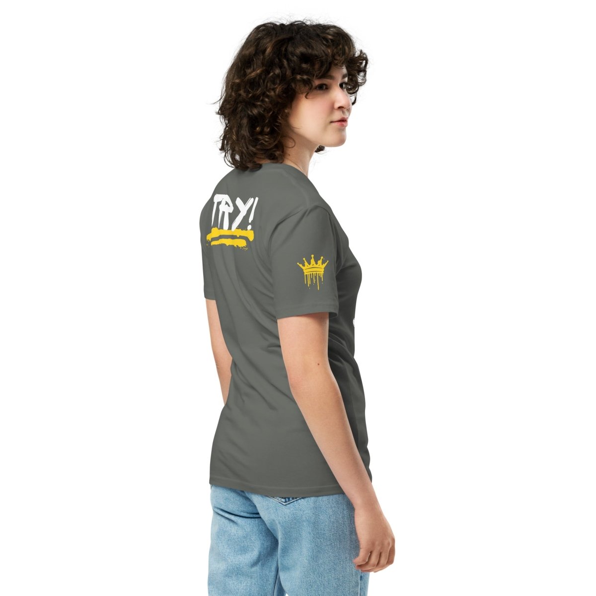 Street Sovereign Tee - 'Just for Today' & 'TRY' Edition Graphic T-Shirt for Men | Trendy Streetwear Fashion | Perfect for Casual Wear, Urban Outfits & Music Festivals