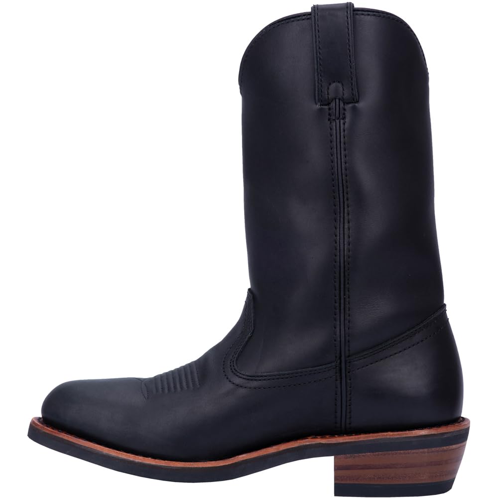 Dan Post Men's Albuquerque Waterproof Work & Safety Shoes - Black Leather Steel Toe Boots for Construction, Hiking & Outdoor Work