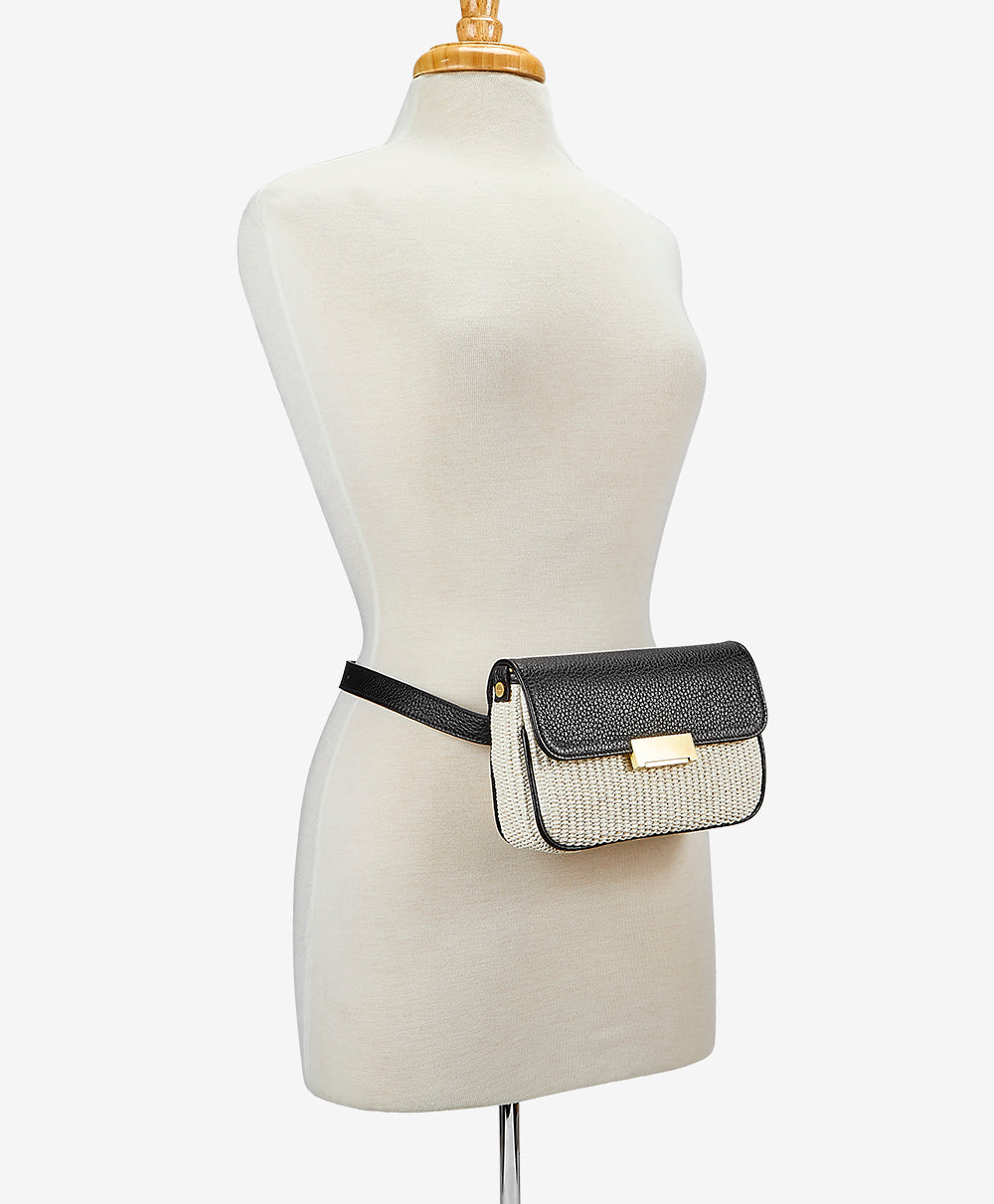 Carrie Crossbody Belt Bag - Stylish & Hands-Free Waist Pack for Women - Perfect for Travel, Running, Shopping & Outdoor Activities