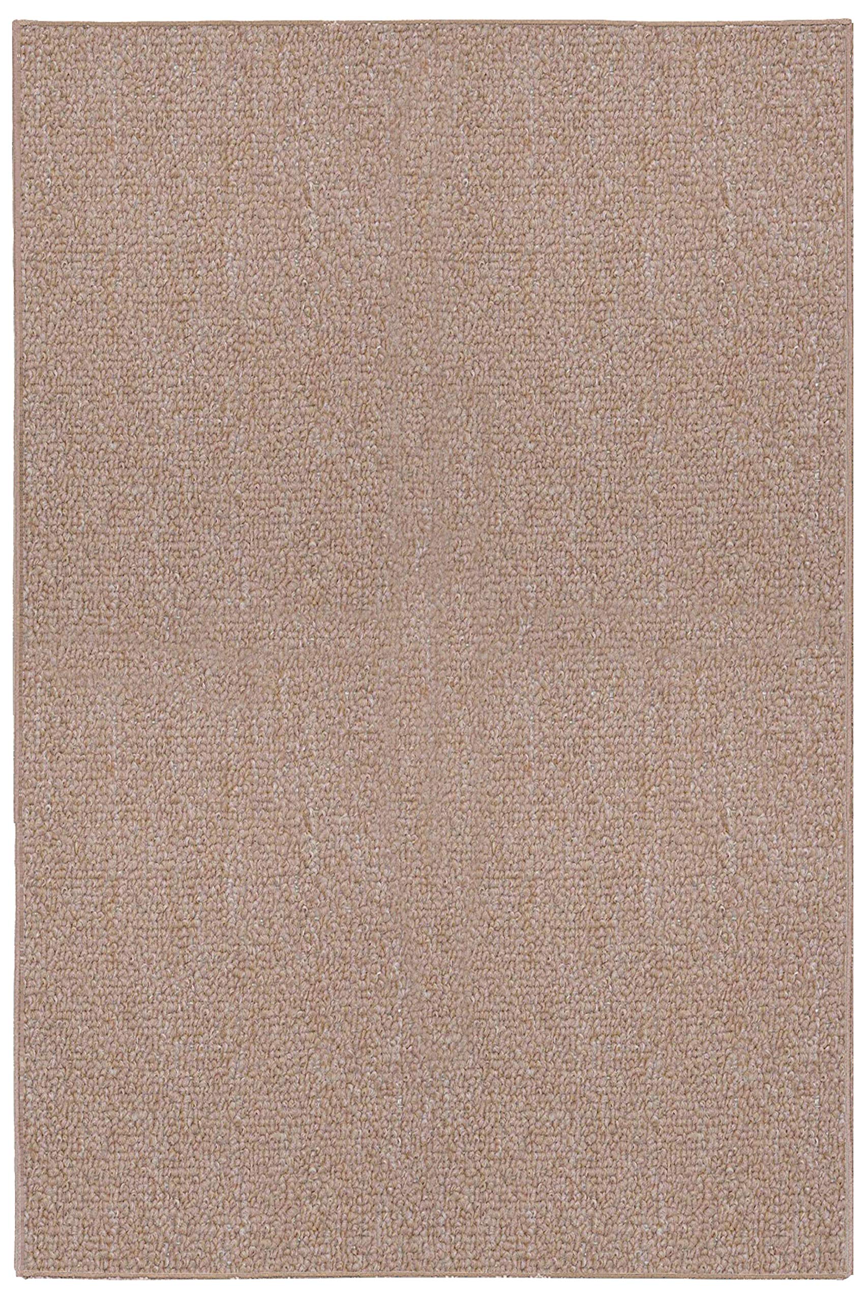 Premium Beige 6' x 9' Indoor Outdoor Rug - Stain & Fade Resistant, Easy Clean, Pet & Kid Friendly - USA Made - Perfect for Patio, Deck, Living Room & Wedding Decor