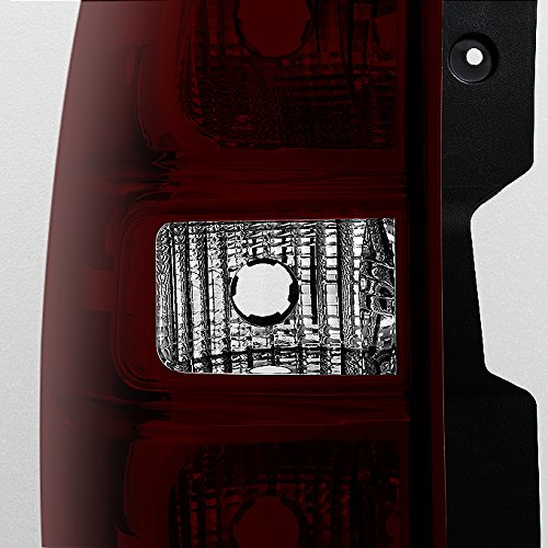 AKKON Dark Red LED Tail Lights Brake Lamps Replacement Pair for Chevy Tahoe Suburban 1500 2500 - Upgrade Your Truck's Style & Safety at Night