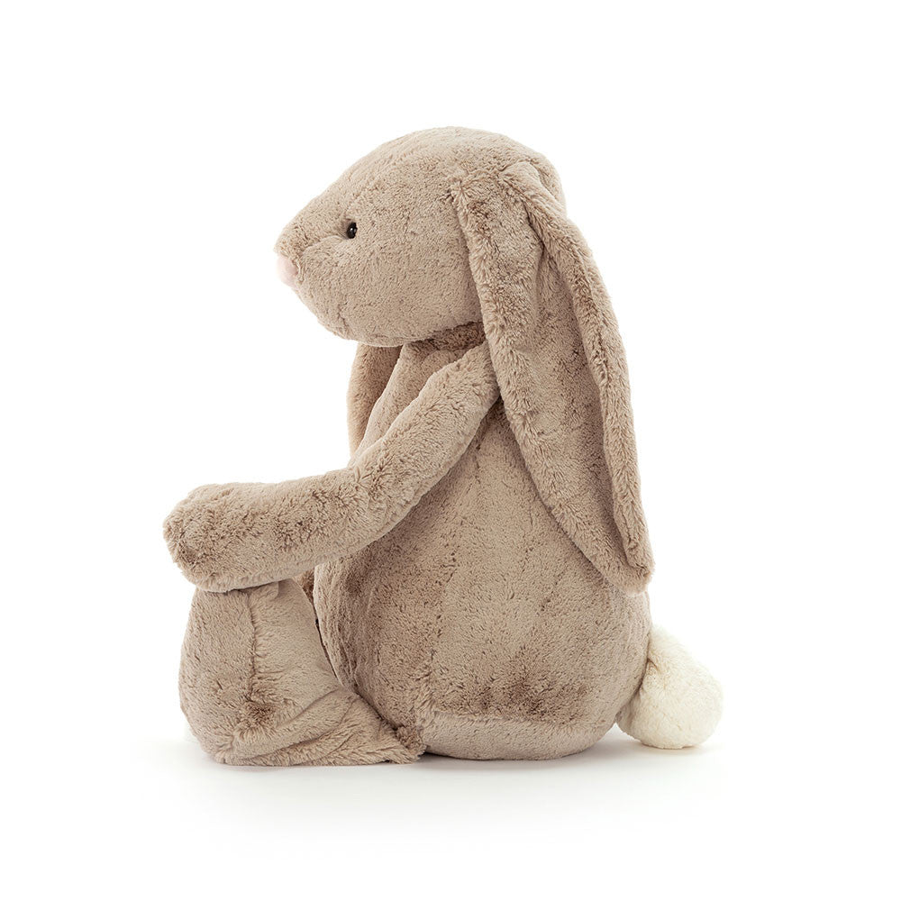 Bashful Bunny Giant Stuffed Animal - Soft Plush Toy for Kids, Nursery Decor, Easter Gift & Cuddly Companion | Perfect for Bedtime, Playtime & Gift Giving