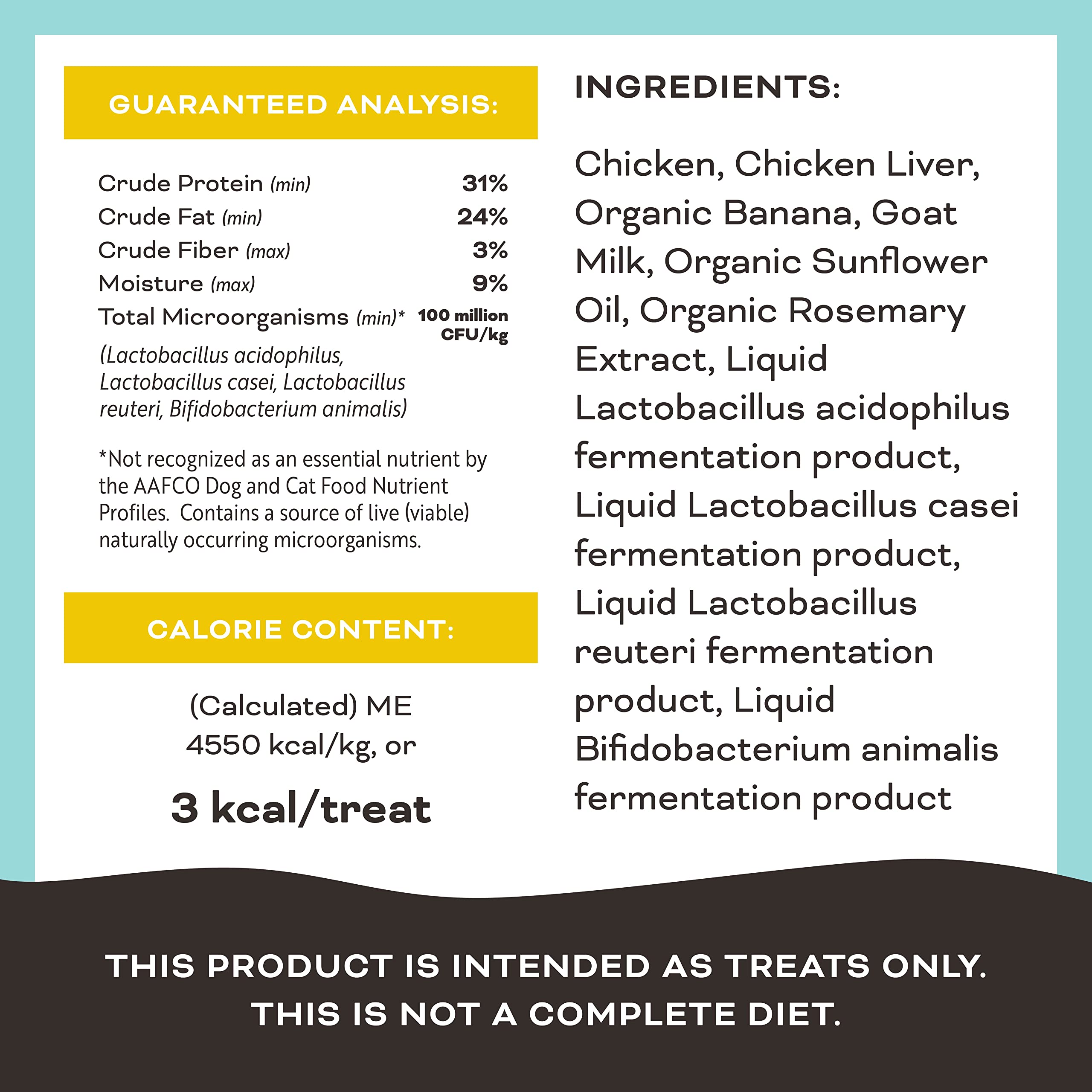 **Primal Freeze Dried Dog Treats - Chicken & Banana with Goat Milk | Grain-Free, Probiotic Training Treats for Small & Large Dogs | 2 oz | Healthy Dog Snacks for Obedience Training, Hiking, Travel & Daily Rewards | Perfect for Active Dogs & Pet Lovers**