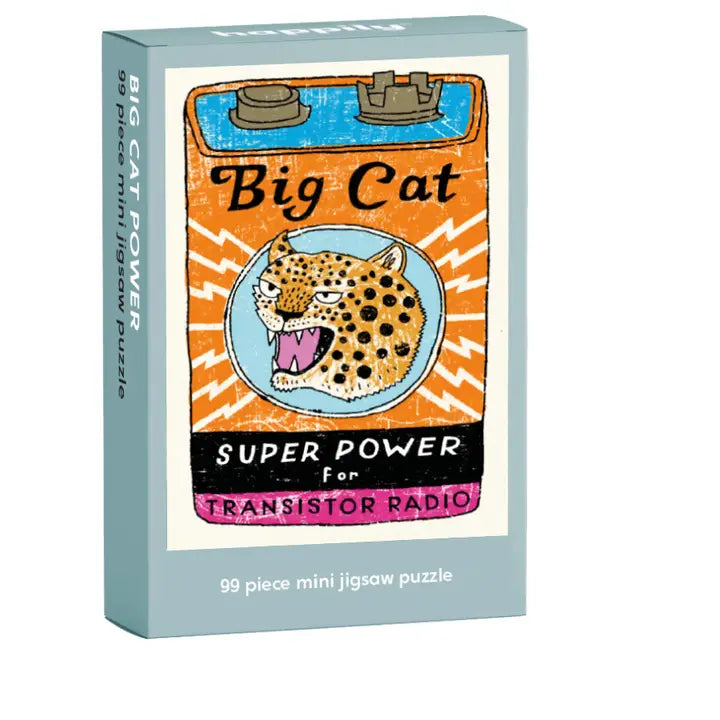 Big Cat Power - 99 Piece Mini Jigsaw Puzzle for Kids & Adults - Fun Educational Animal Puzzle Game for Family Game Night, Classroom Activities & Stress Relief