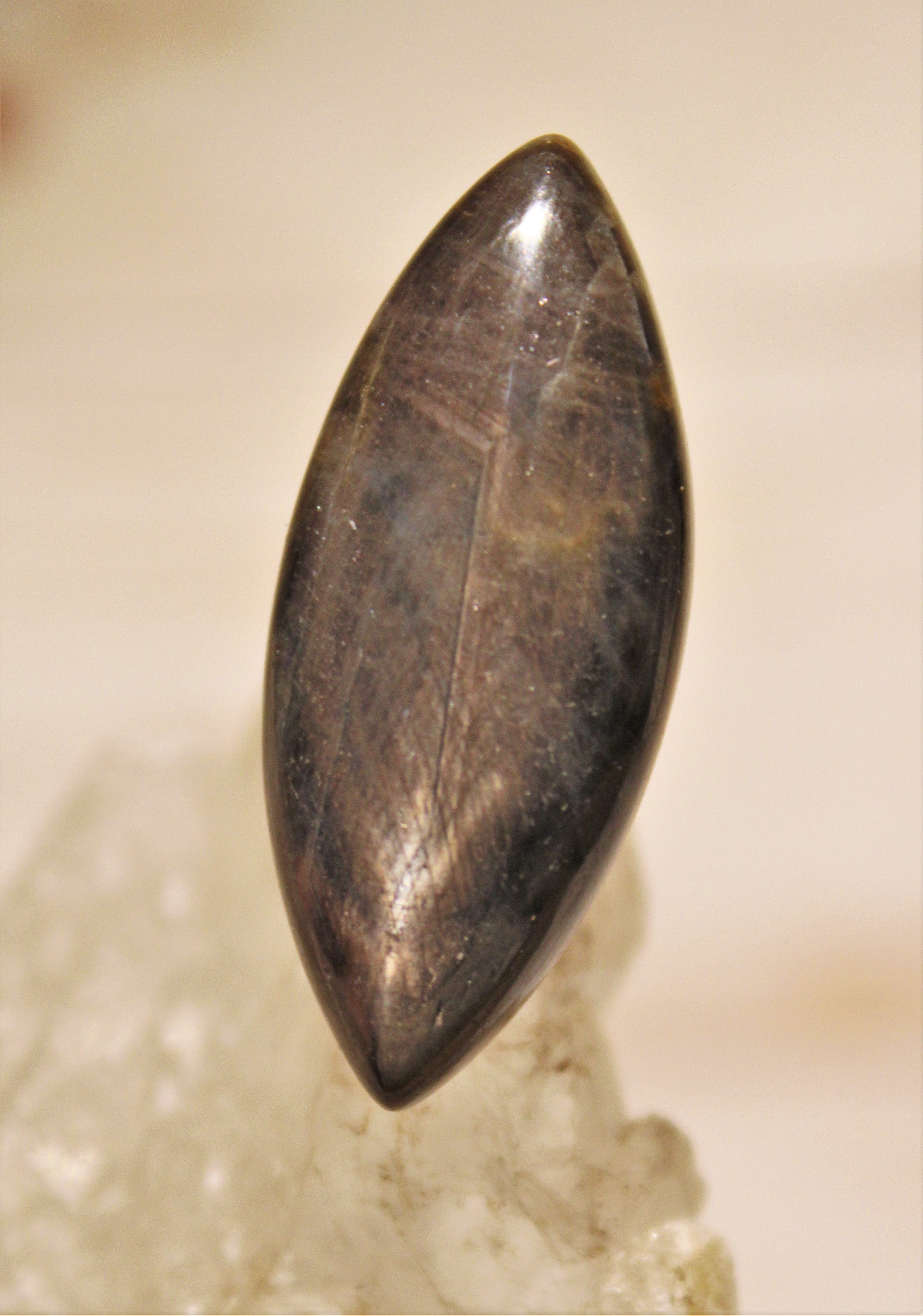 Natural Black Star Sapphire Cabochon - 6mm to 20mm Sizes for Jewelry Making, Healing Crystals & Meditation | Perfect for Rings, Pendants & Bracelets