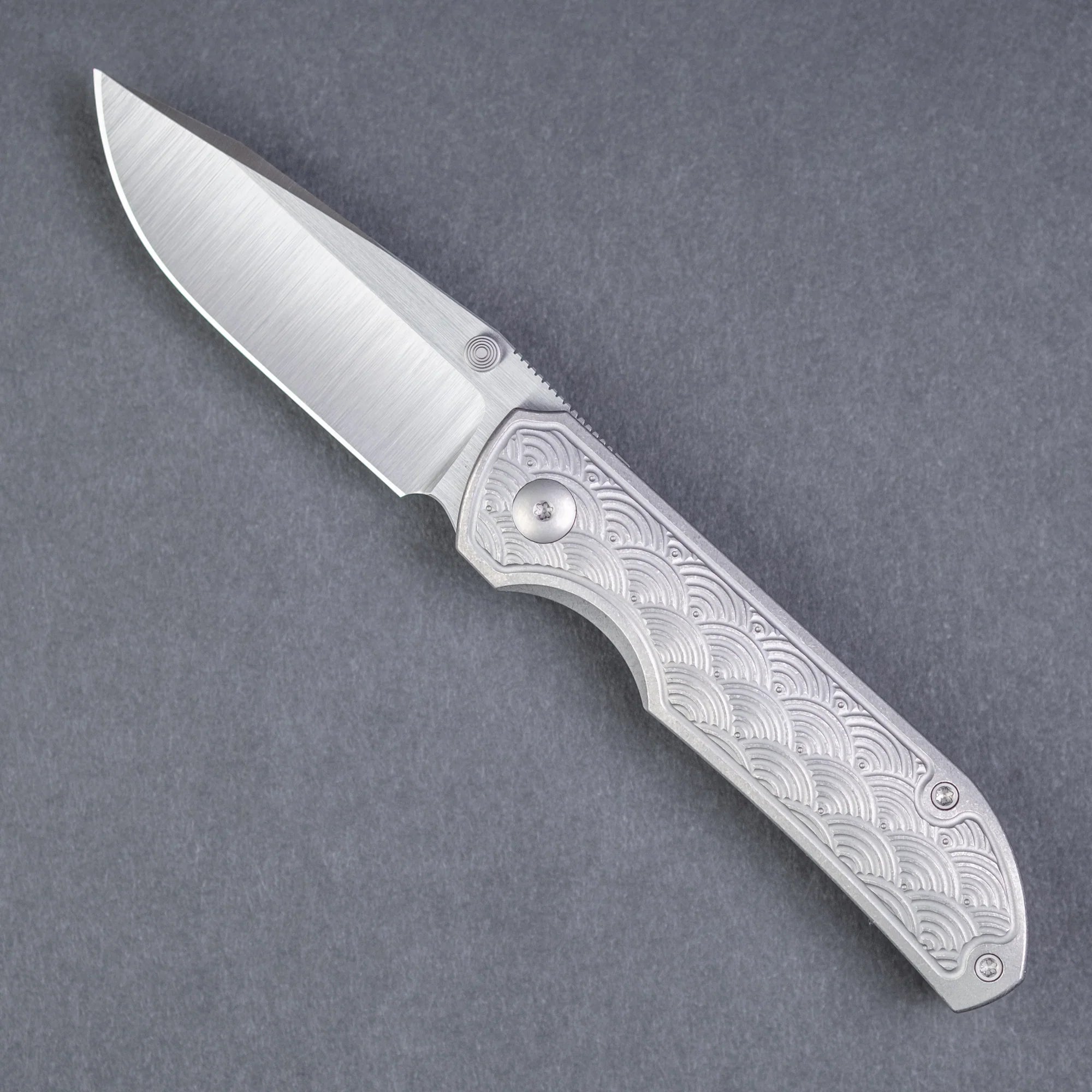 Urban EDC Micro Shrike Seigaiha Tactical Knife - Compact Everyday Carry Tool for Outdoor Adventures, Survival Gear & Self Defense