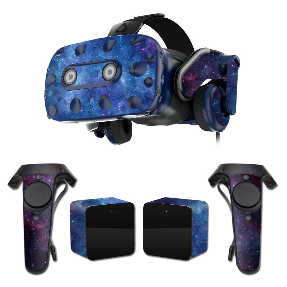 MightySkins Vinyl Decal Wrap Cover for HTC Vive Pro VR Headset - Nebula Design | Protective & Durable Skin | Easy to Apply & Remove | Made in USA | Perfect for Gaming, VR Enthusiasts & Customization Lovers