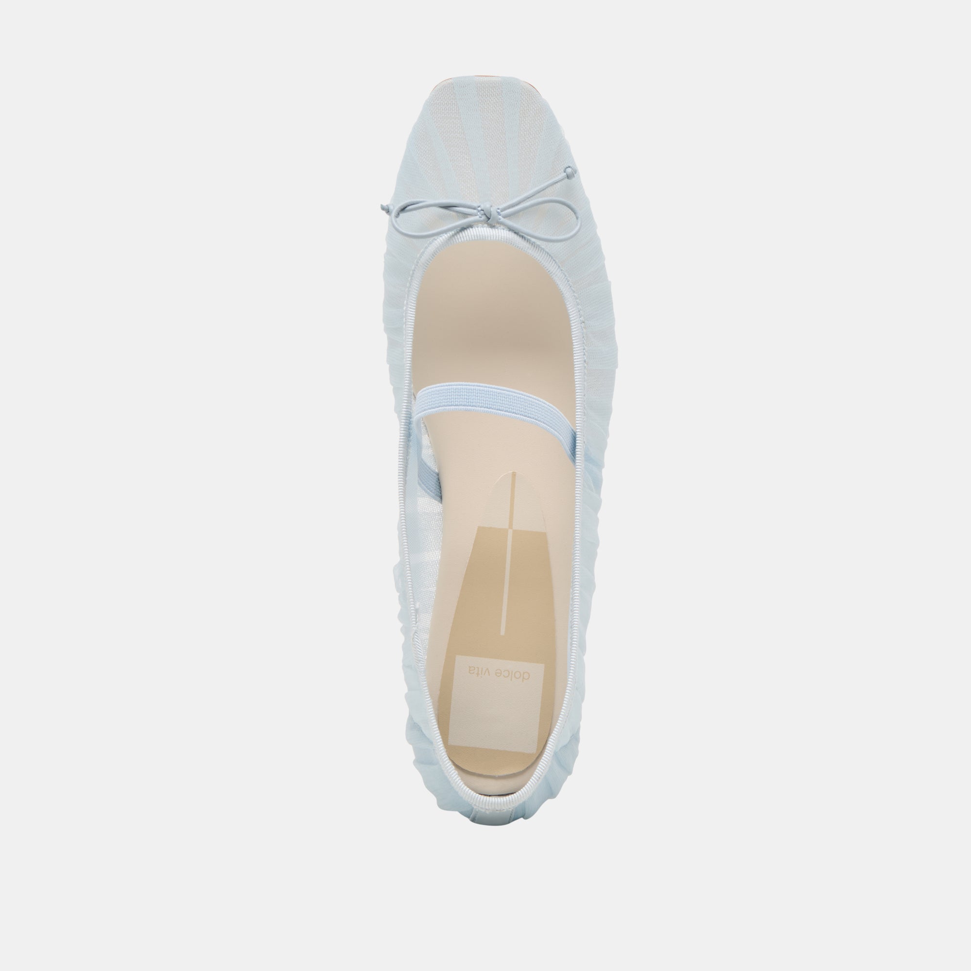 RAEVEN Women's Ballet Flats - Light Blue Tulle Dance Shoes for Ballet, Ballroom & Wedding | Comfortable & Elegant for Everyday Wear