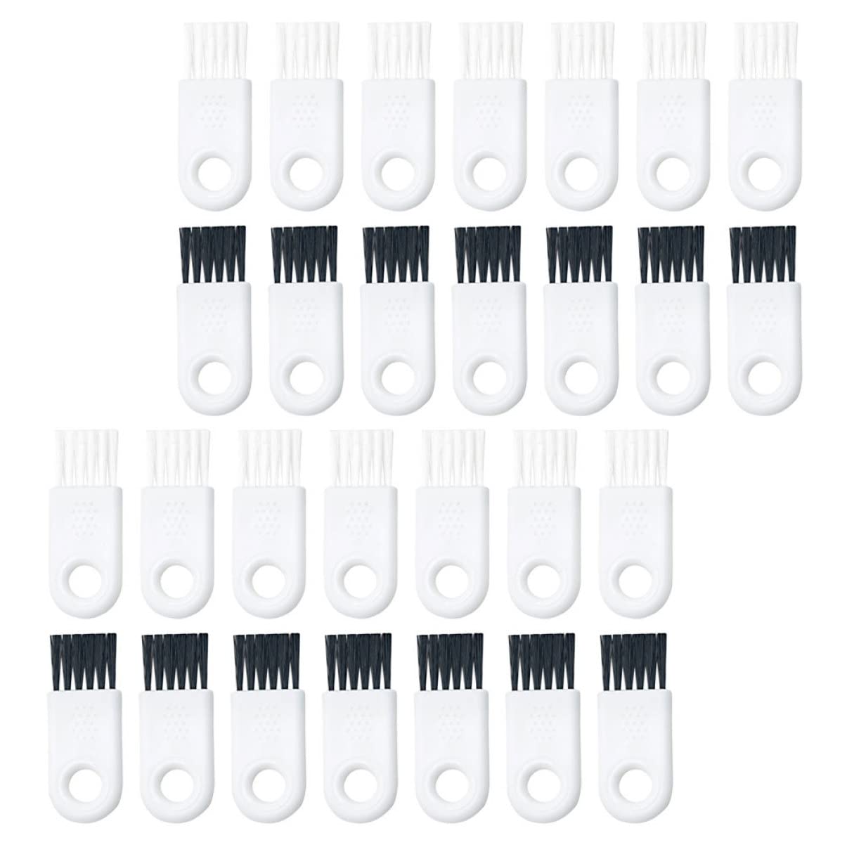 FRCOLOR 30pcs Nylon Cleaning Brush for Barber Tools - Electric Razor, Trimmer & Shaver Accessories for Hair Styling & Grooming