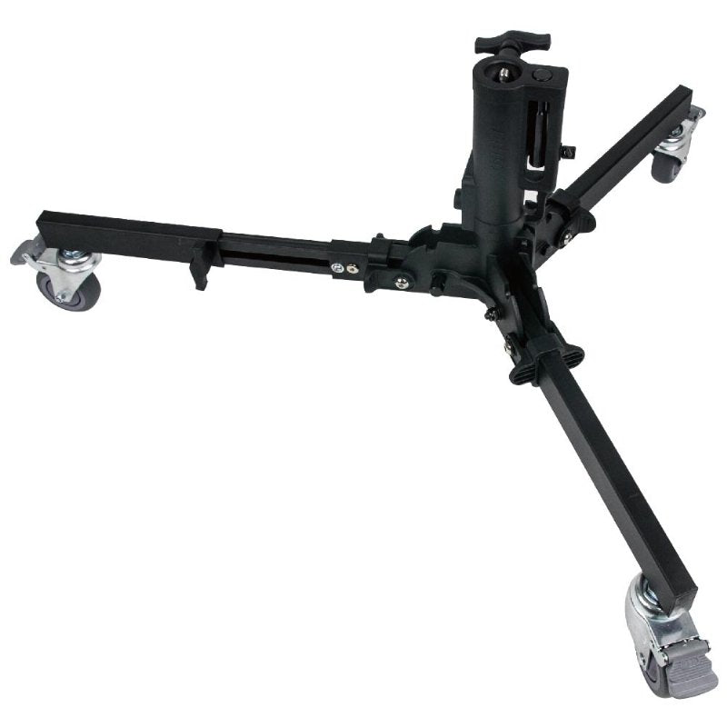 KUPO 340 Black Low Profile Roller Stand Base - Heavy Duty Support for Woodworking, Metalworking, and DIY Projects - Perfect for Table Saws, Band Saws, and Workbench Support