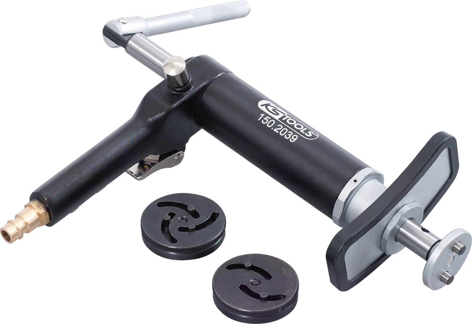 Universal Brake Piston Reset Tool Kit with Pneumatic Spindle - 3-Piece Set for Car & Truck Brake Repair - Perfect for DIY Mechanics & Professional Auto Shops