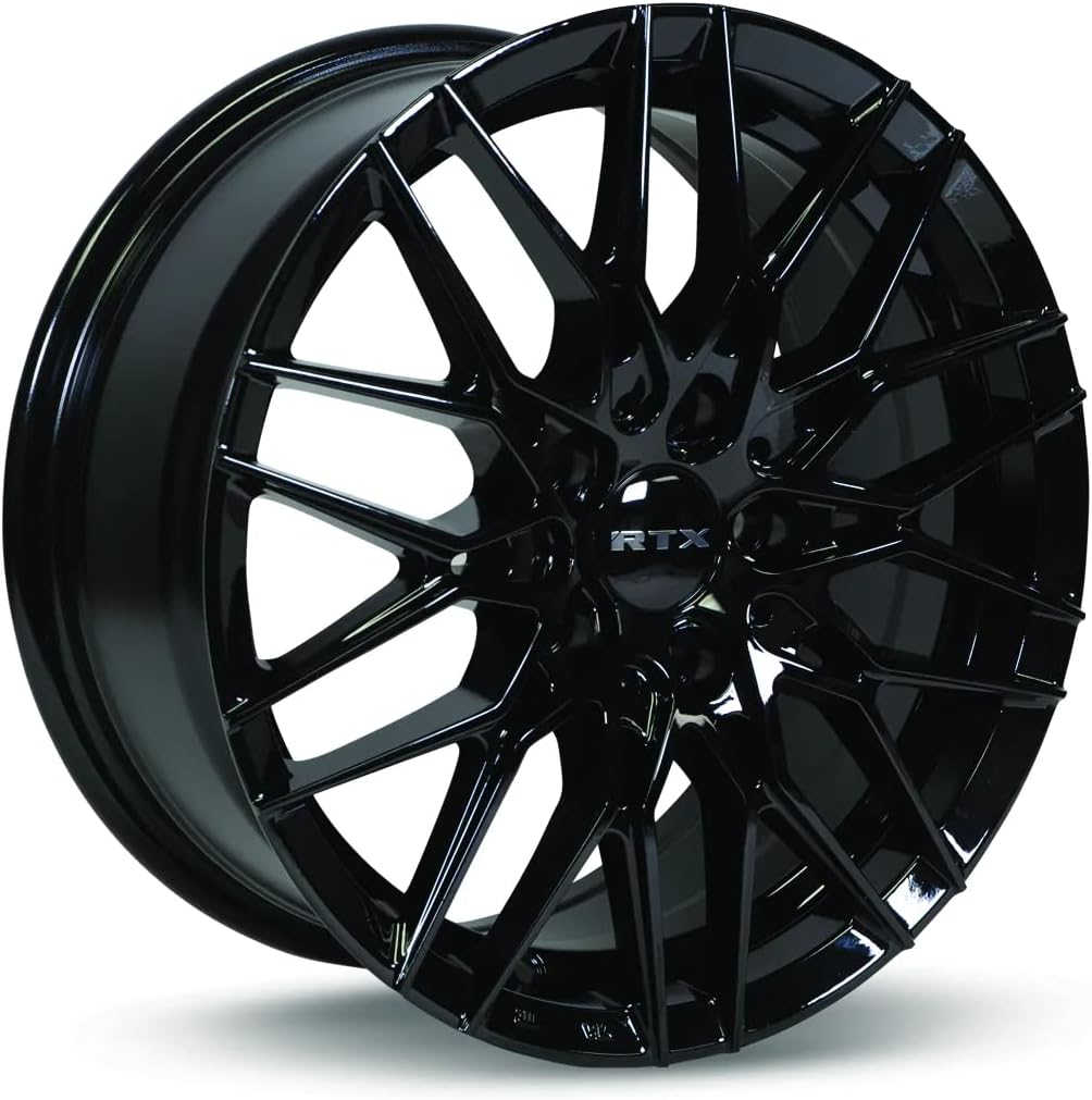 RTX V20 Style Alloy Wheel Rim 17x7.5 Inch 5x114.3 Bolt Pattern 42mm Offset 73.1mm Center Bore - Perfect for Honda Civic, Toyota Camry & Nissan Altima - Upgrade Your Car's Style & Performance